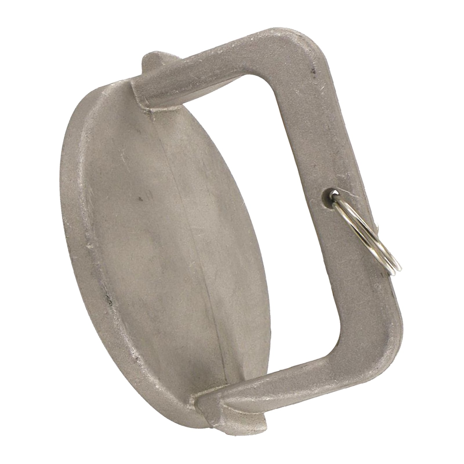 DN 100 Guillemin Kupplung Blind Stopfen Verschluss mit Griff und Kette Aluminium - PN 16 bar