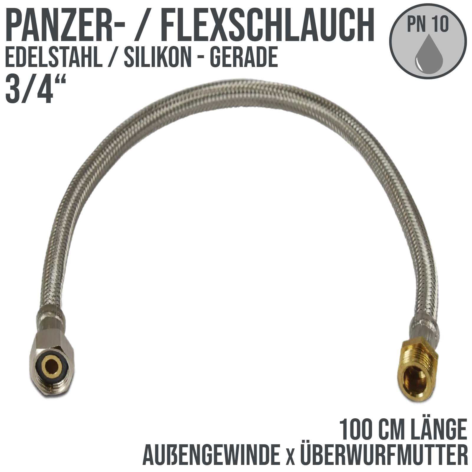 Flex- / Panzerschlauch in verschiedenen Ausführugen für den im Sanitärbereich, Küche und Bad finden Sie in unserem Shop…