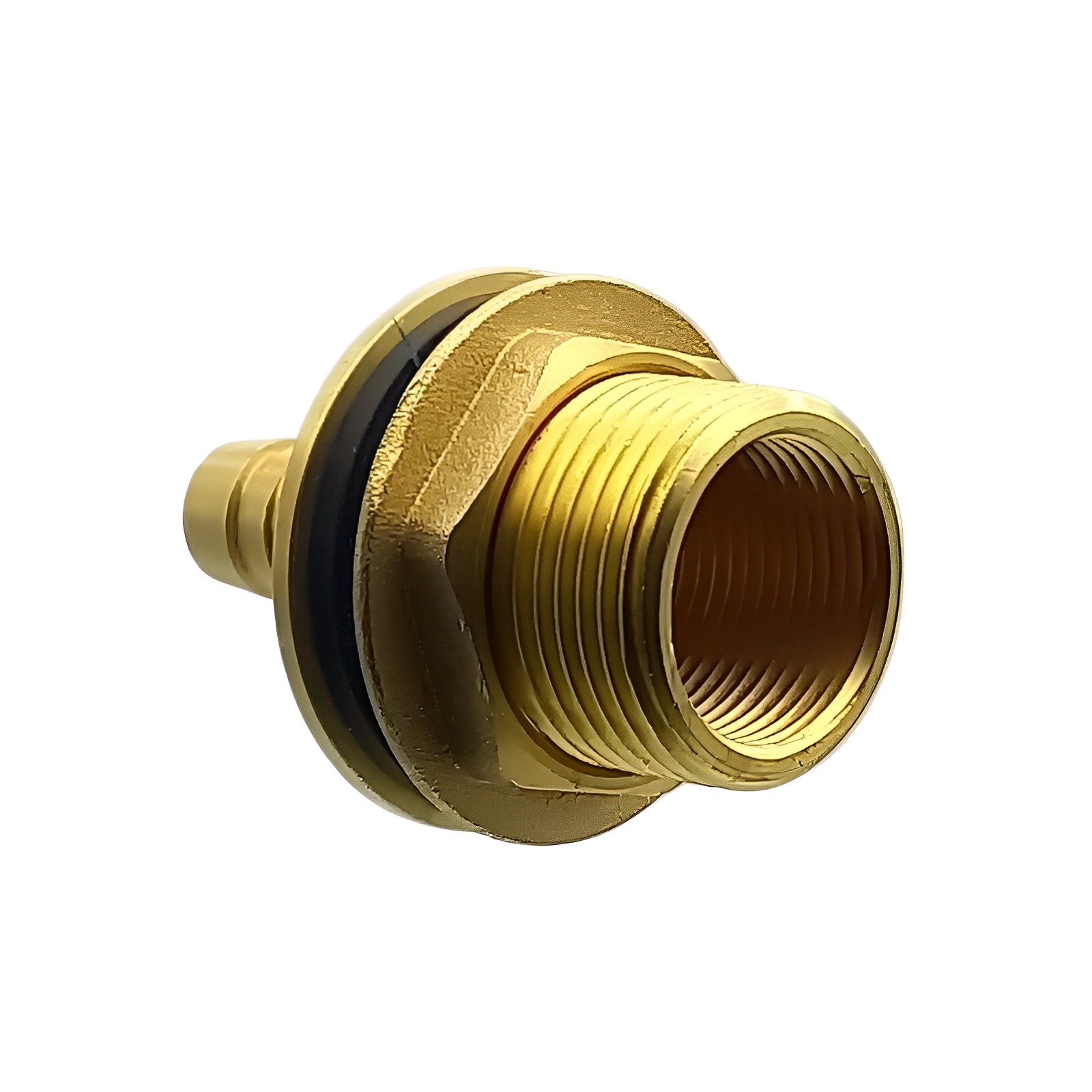 Tank Regen Tonnen Durchführung Messing Schlauch Tülle Stutzen 13mm (1/2") - Anschuss Set PN 10 bar