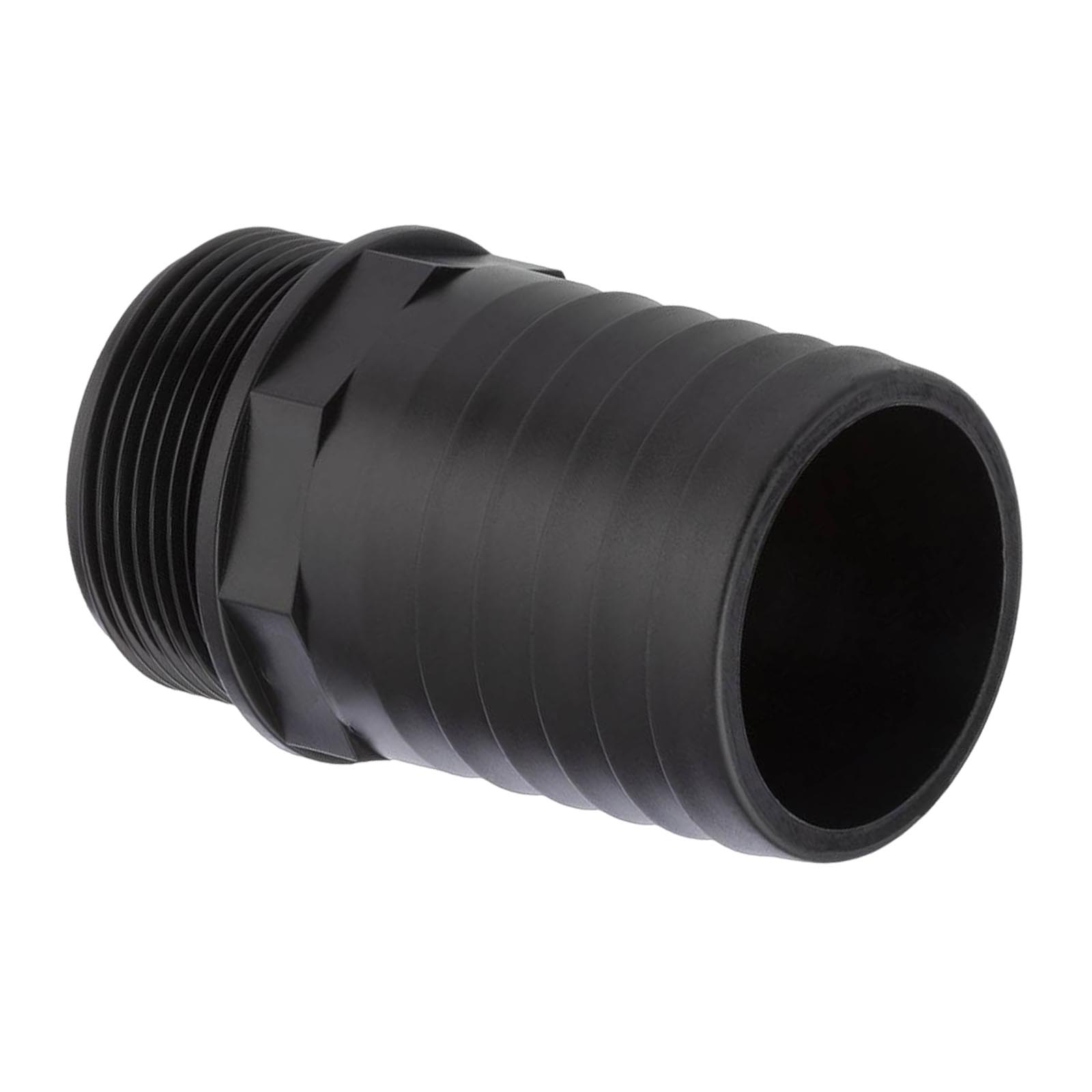 50 mm x 1 1/2 " PP Gewinde Fitting Schlauch Tülle Stutzen Außengewinde AG - PN 6 bar