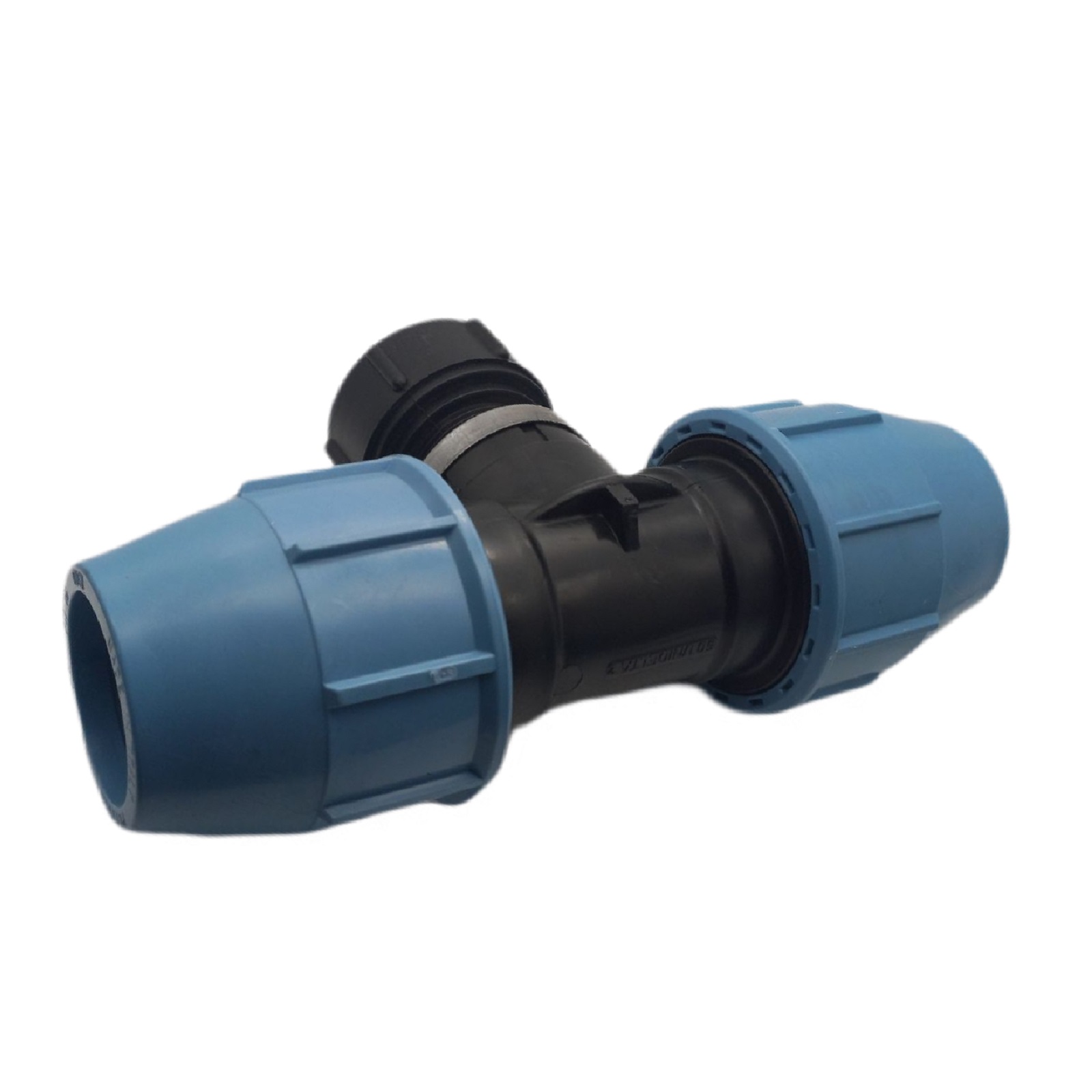 IBC Container Anschluss Adapter Set S60 x 6 -> 63 mm PE/PP T-Stück 90°