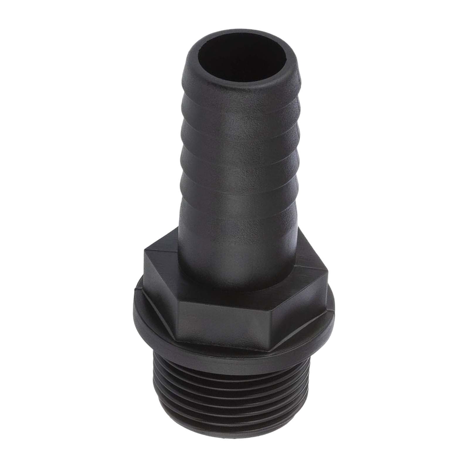 19 mm x 3/4 " PP Gewinde Fitting Schlauch Tülle Stutzen Außengewinde AG - PN 6 bar