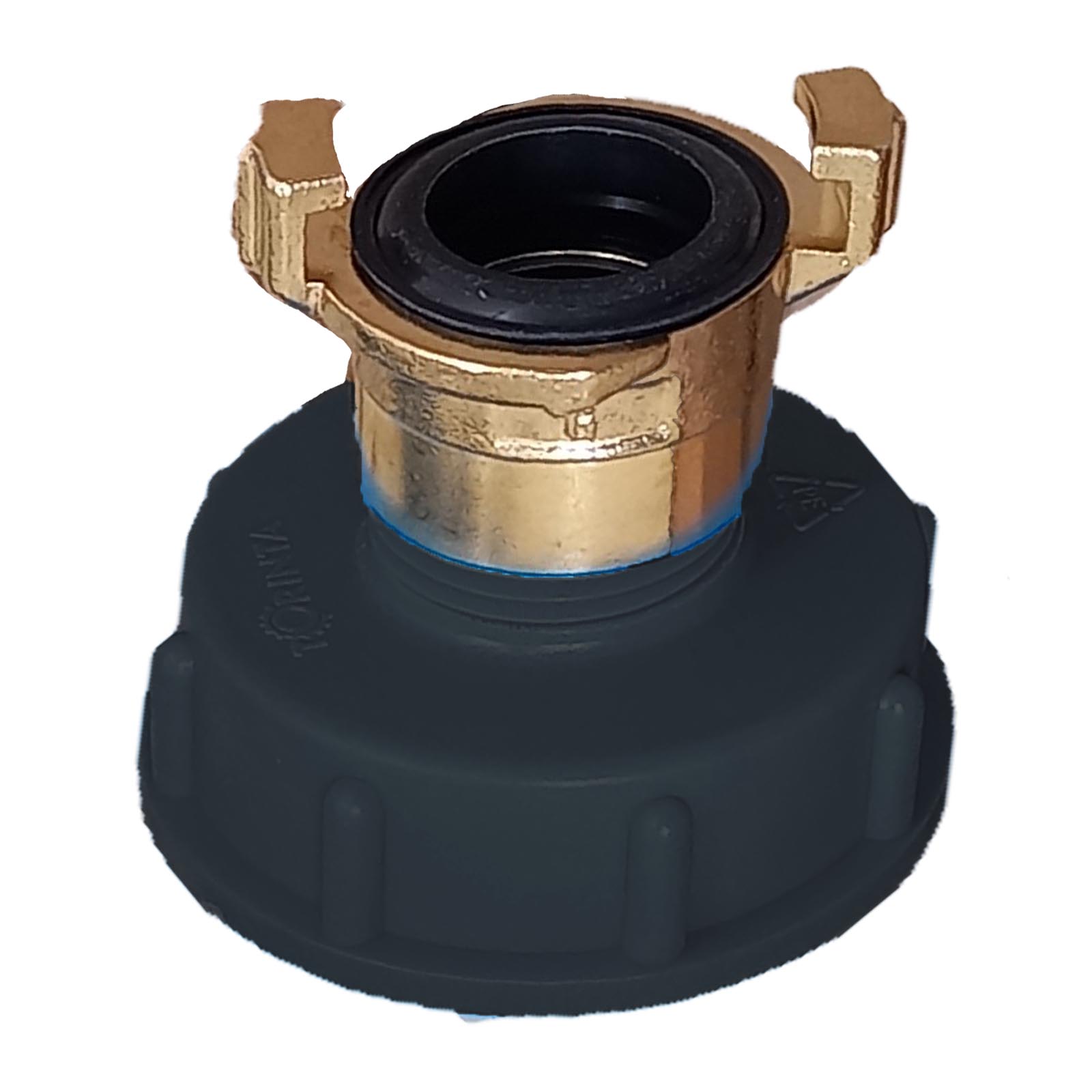 S60 x 6 IBC Adapter auf Schnellanschluss Container Tank Zubehör (GEKA kompatibel)