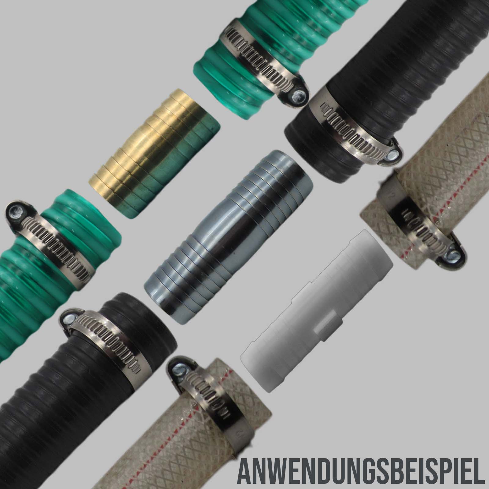 9 mm POM Y-Stück 45° Schlauch Verbinder Stutzen Tülle Kupplung Fitting weiss PN 10 bar