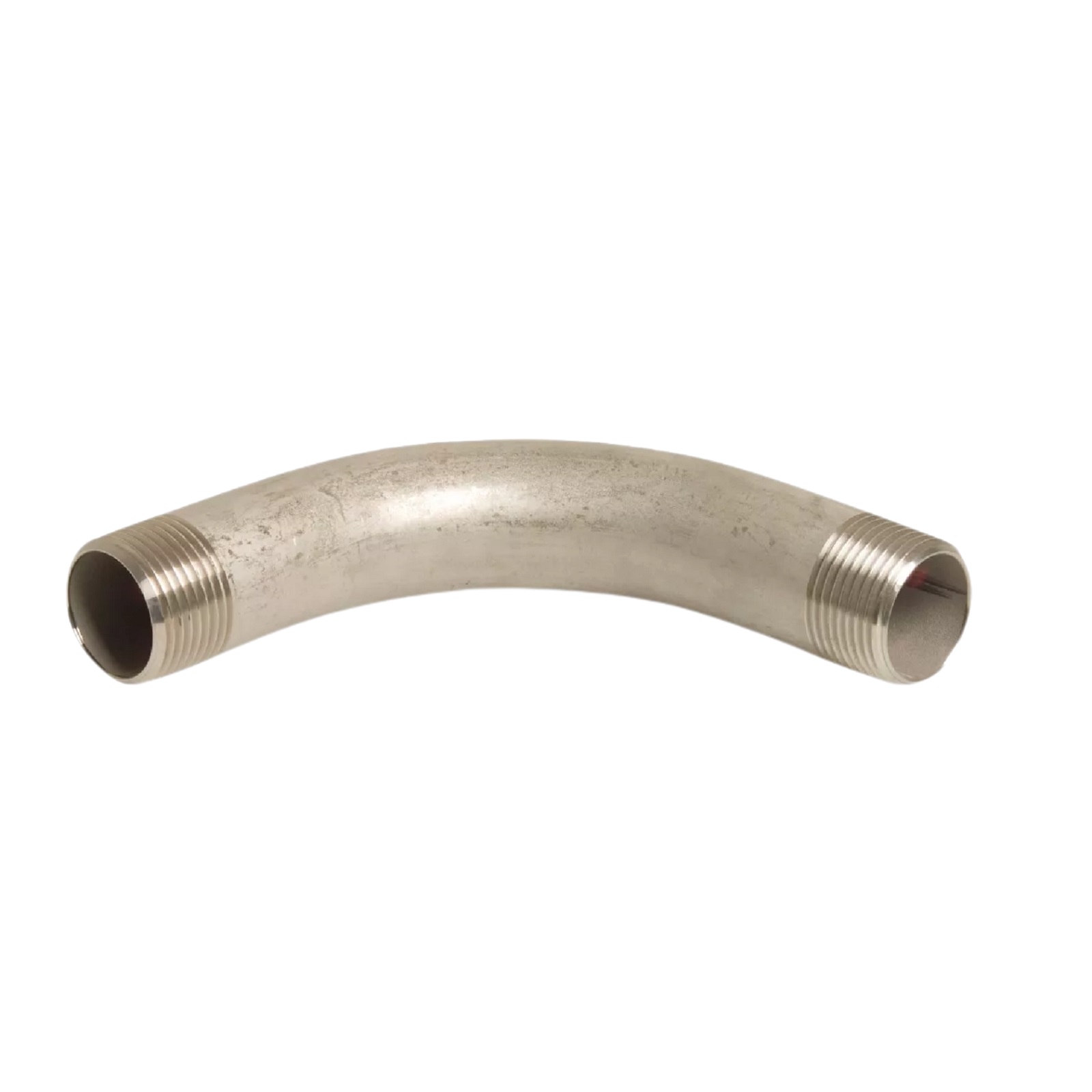 3" Edelstahl Fitting V4A AISI 316 Bogen 90° Außengewinde AG x AG - PN 10 bar
