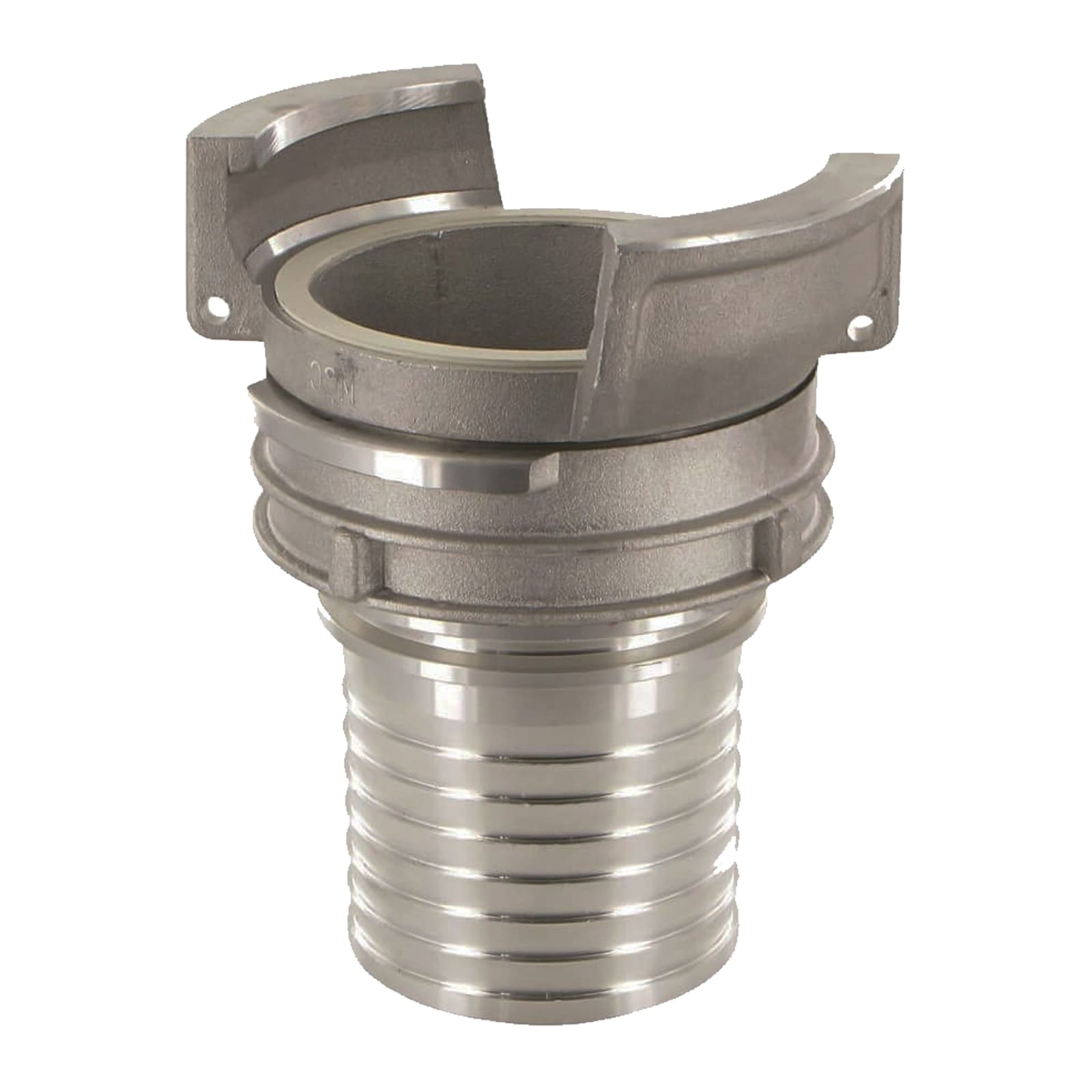 DN 150 Guillemin Kupplung Verriegelung Rillen Stutzen Tülle 152 mm Sicherungsbund Aluminium - PN 16 bar