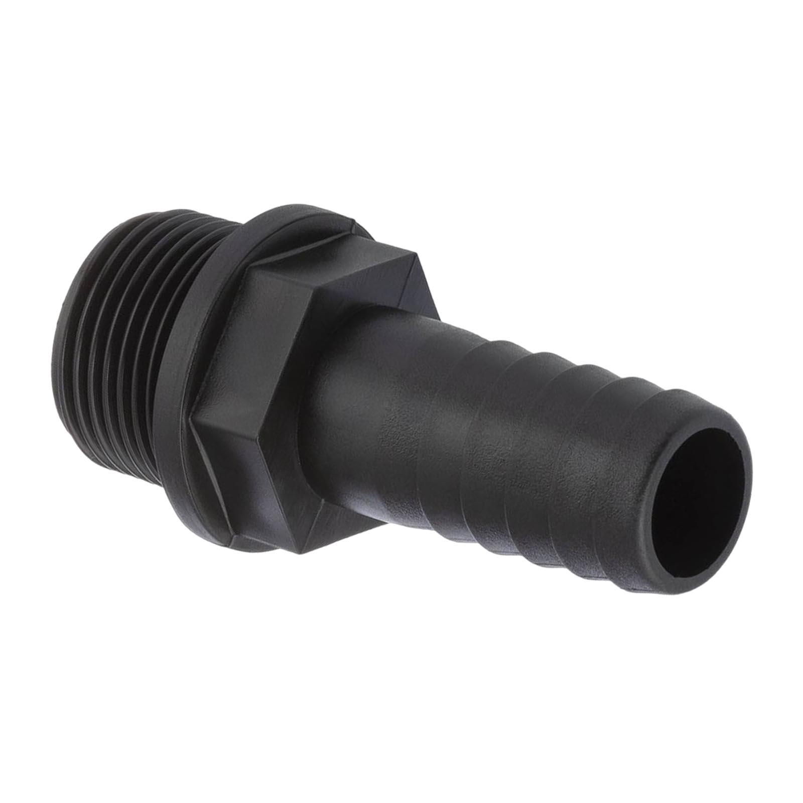 19 mm x 3/4 " PP Gewinde Fitting Schlauch Tülle Stutzen Außengewinde AG - PN 6 bar