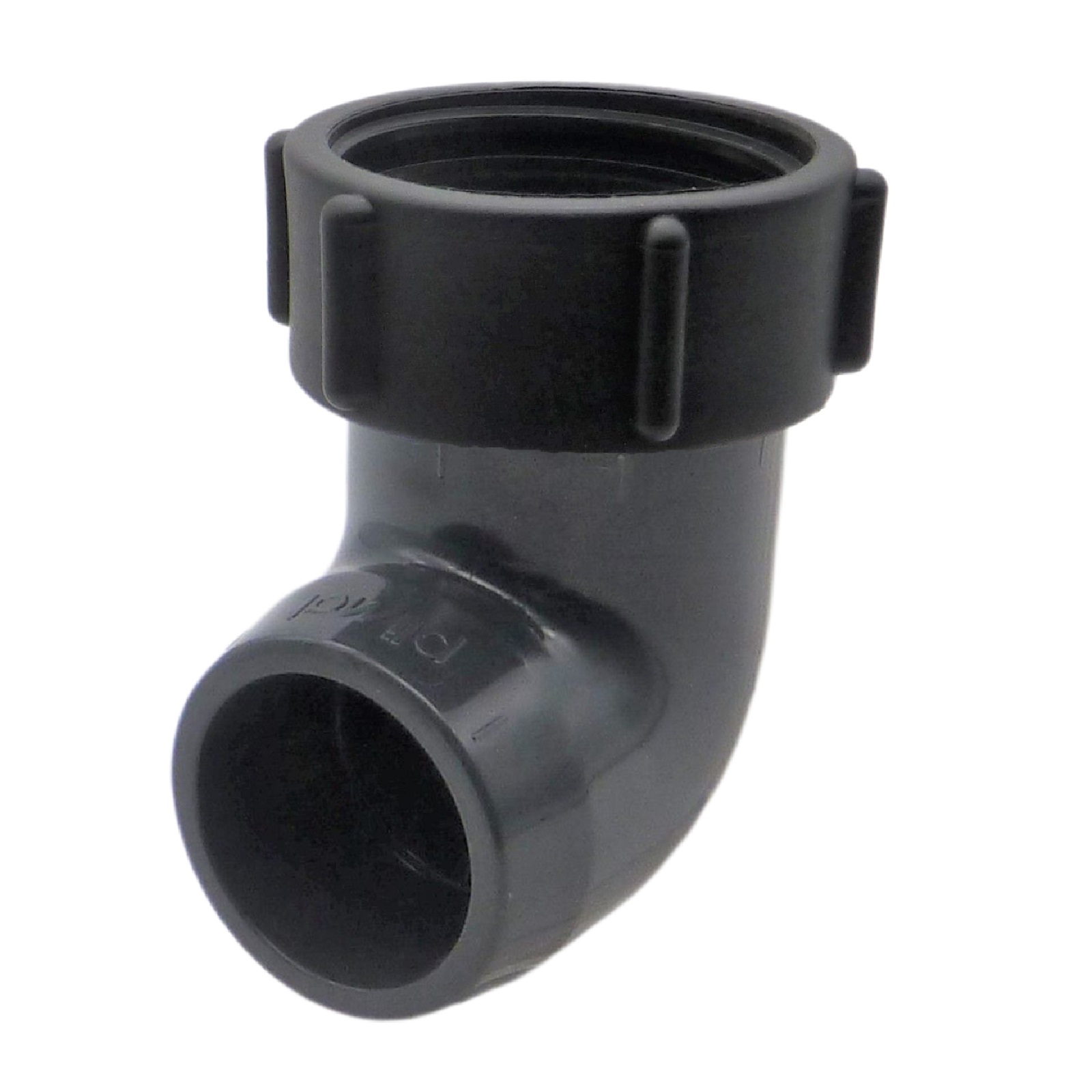 IBC Container Anschluss Adapter Set S60 x 6 -> 50 mm PVC Winkel 90°