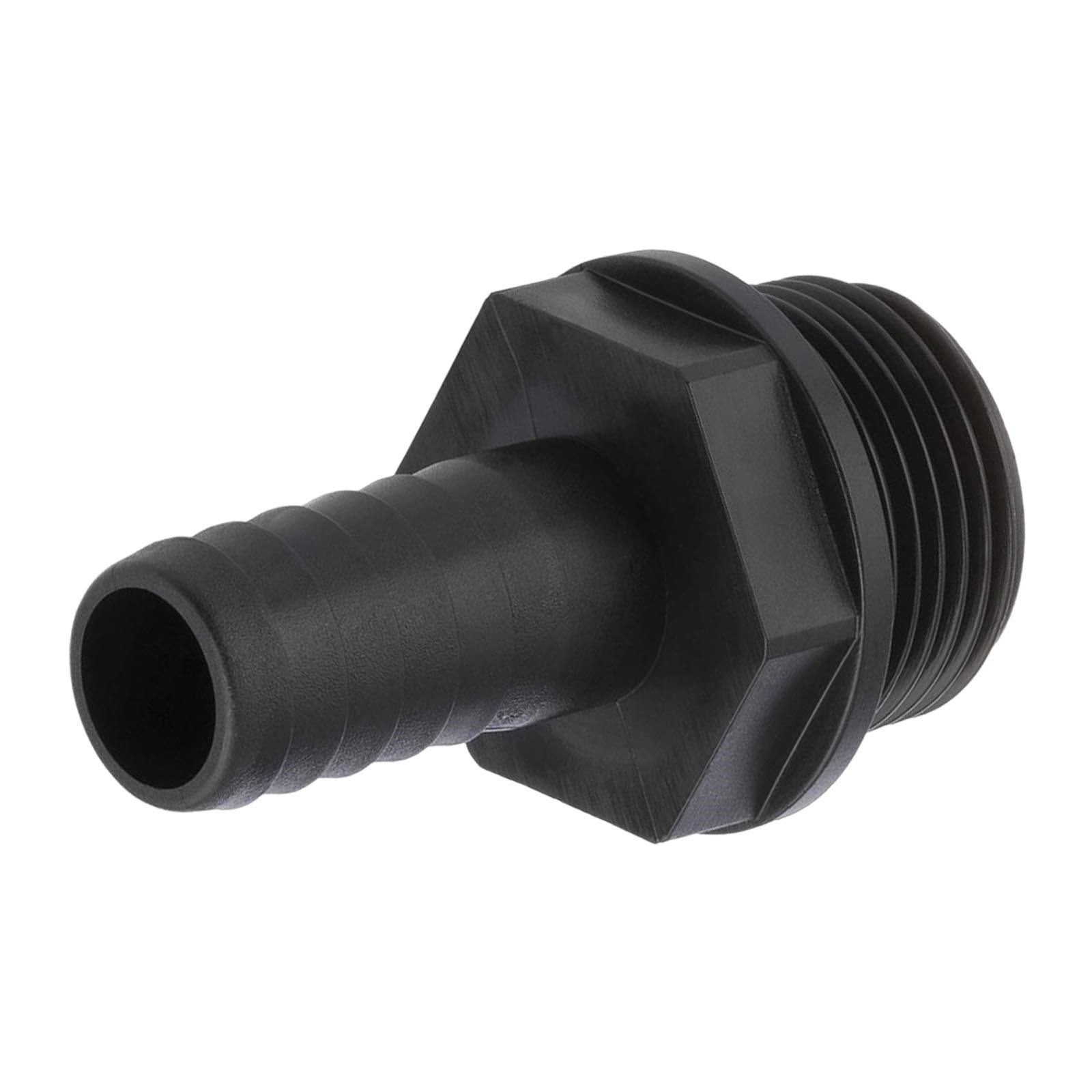 13 mm x 1 " PP Gewinde Fitting Schlauch Tülle Stutzen Außengewinde AG - PN 6 bar