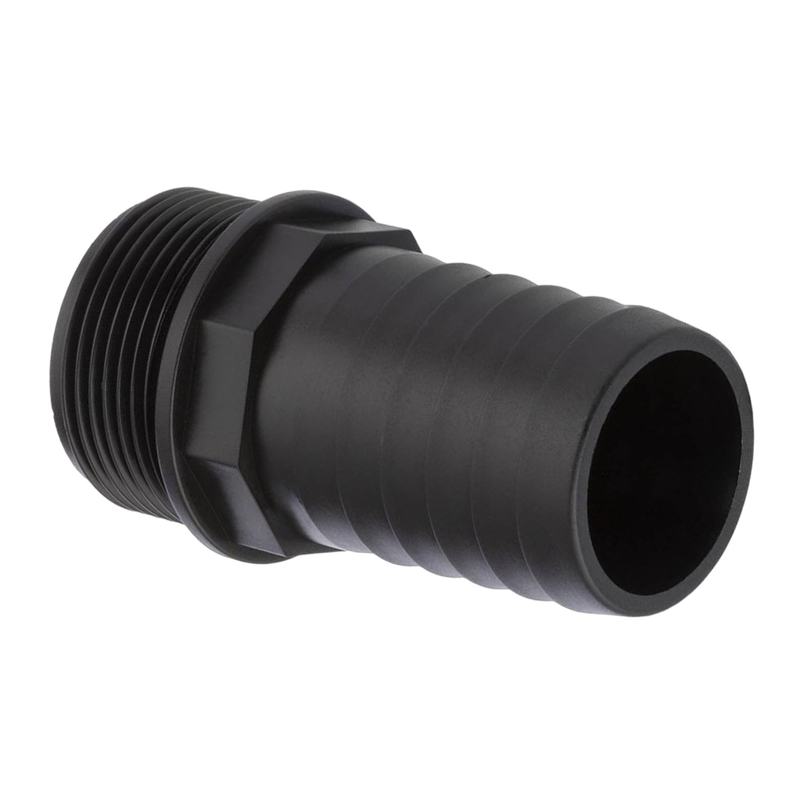 40 mm x 1 1/4 " PP Gewinde Fitting Schlauch Tülle Stutzen Außengewinde AG - PN 6 bar
