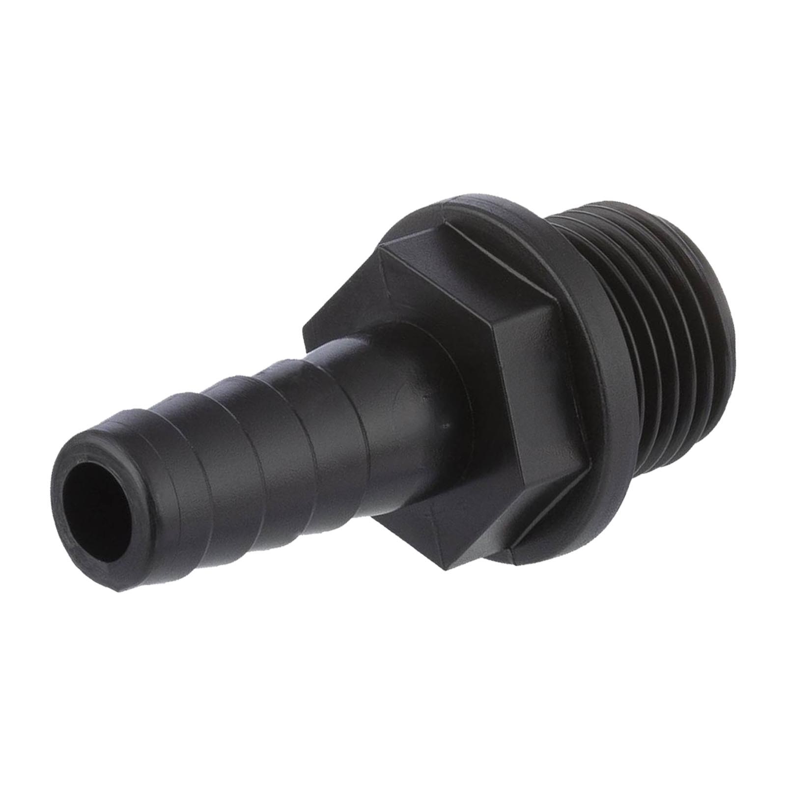 13 mm x 3/4 " PP Gewinde Fitting Schlauch Tülle Stutzen Außengewinde AG - PN 6 bar