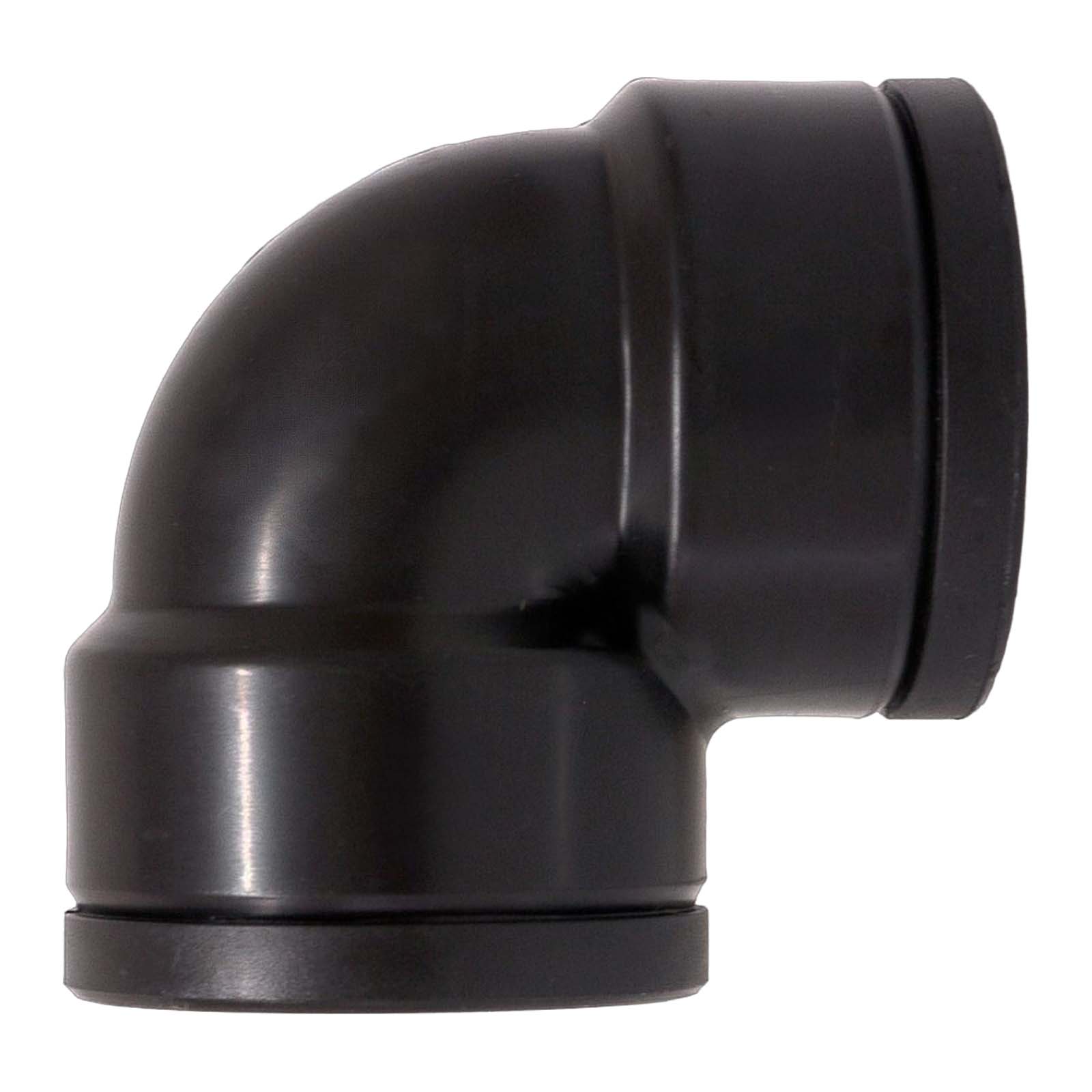 2 " PP Gewinde Fitting Winkel 90° schwarz Innen x Innengewinde IG Polypropylen - PN 10 bar
