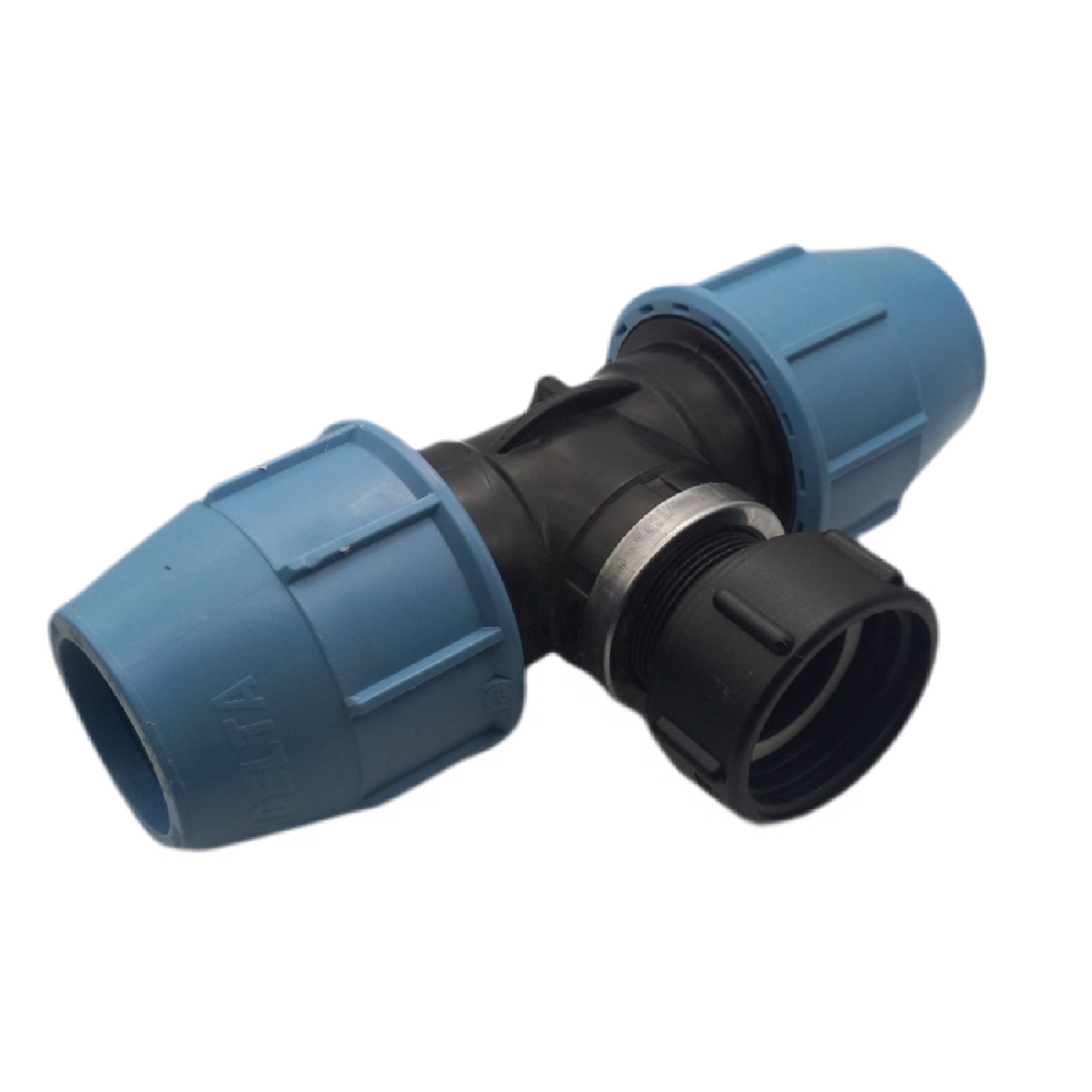 IBC Container Anschluss Adapter Set S60 x 6 -> 63 mm PE/PP T-Stück 90°
