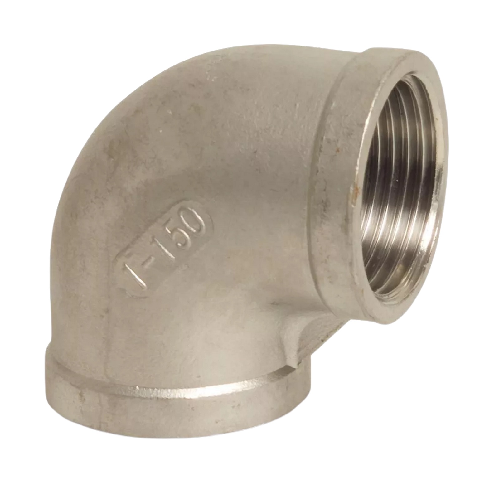 1/4" Edelstahl Fitting V4A AISI 316 Winkel 90° Innengewinde IG - PN 16 bar