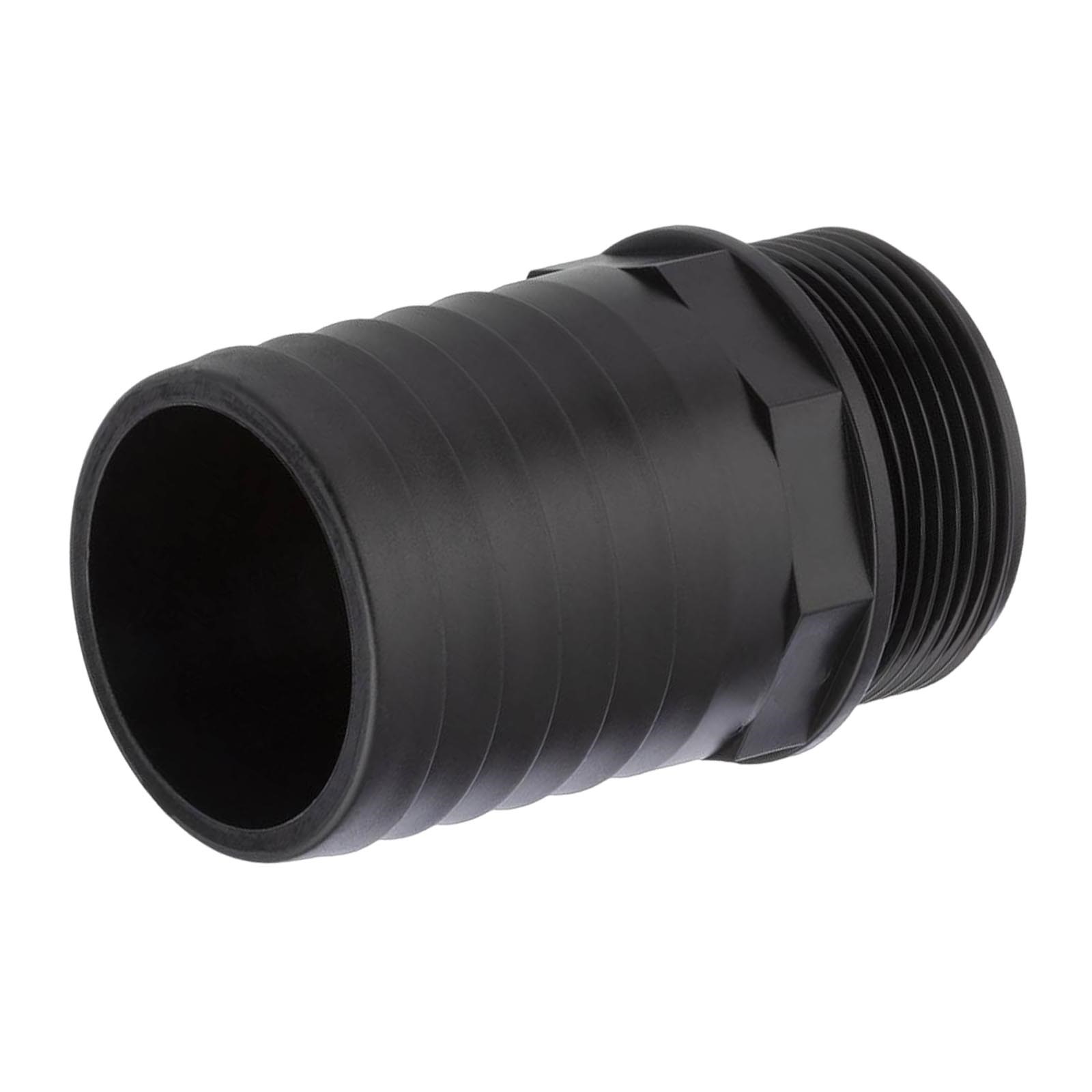 50 mm x 1 1/2 " PP Gewinde Fitting Schlauch Tülle Stutzen Außengewinde AG - PN 6 bar