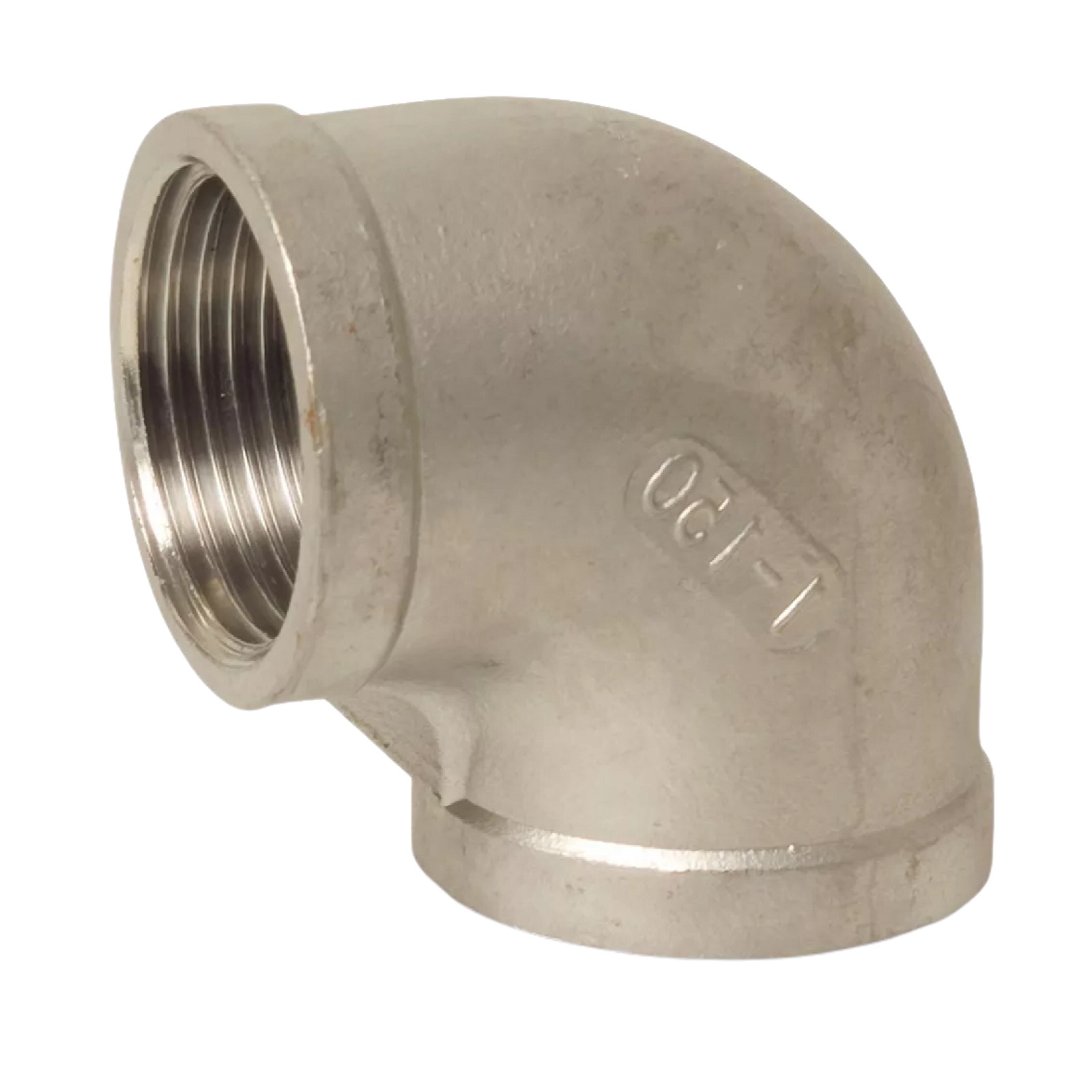 1/4" Edelstahl Fitting V4A AISI 316 Winkel 90° Innengewinde IG - PN 16 bar