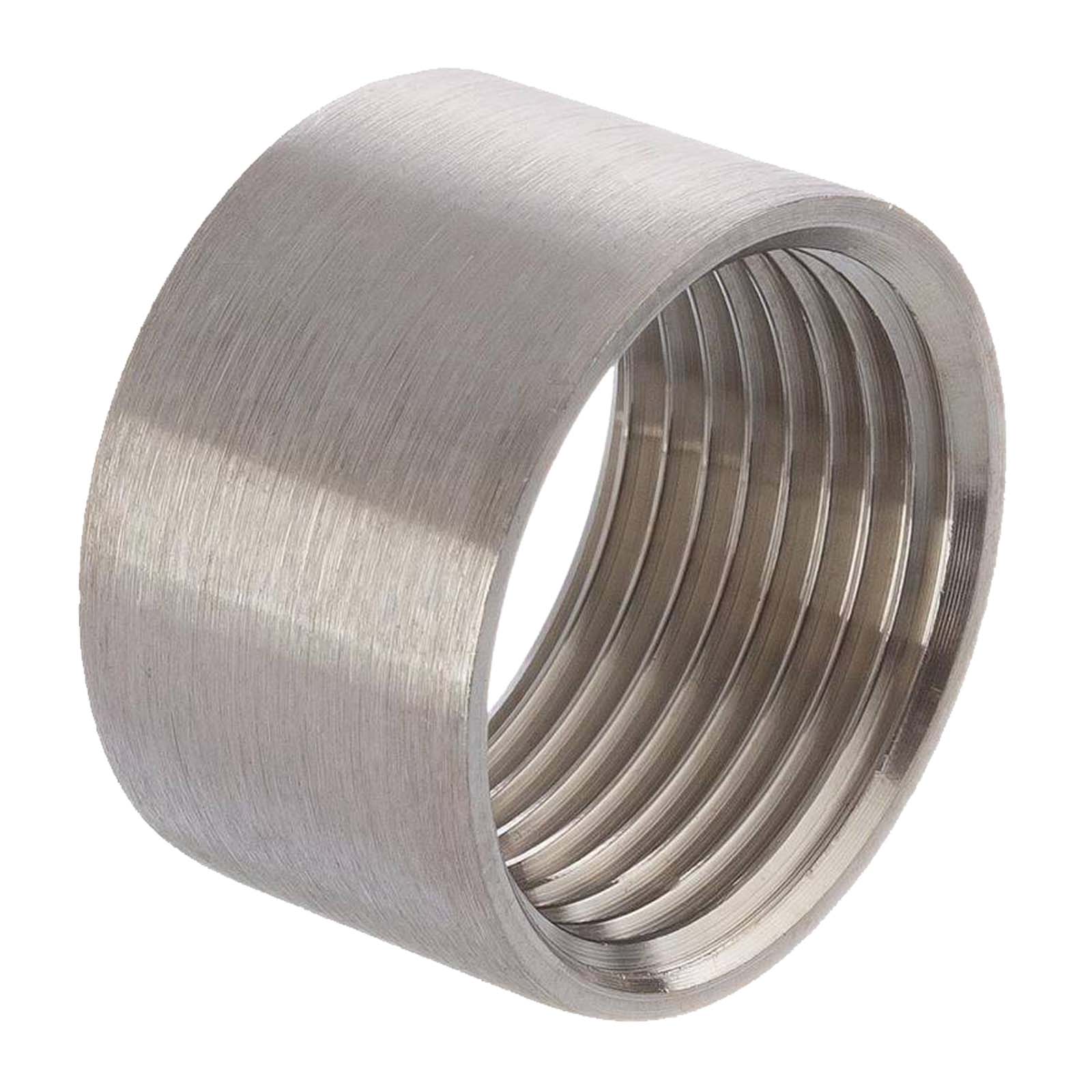 1/4" Edelstahl Fitting V4A AISI 316 Muffe kurz (12,0 mm) Innengewinde IG - PN 10 bar