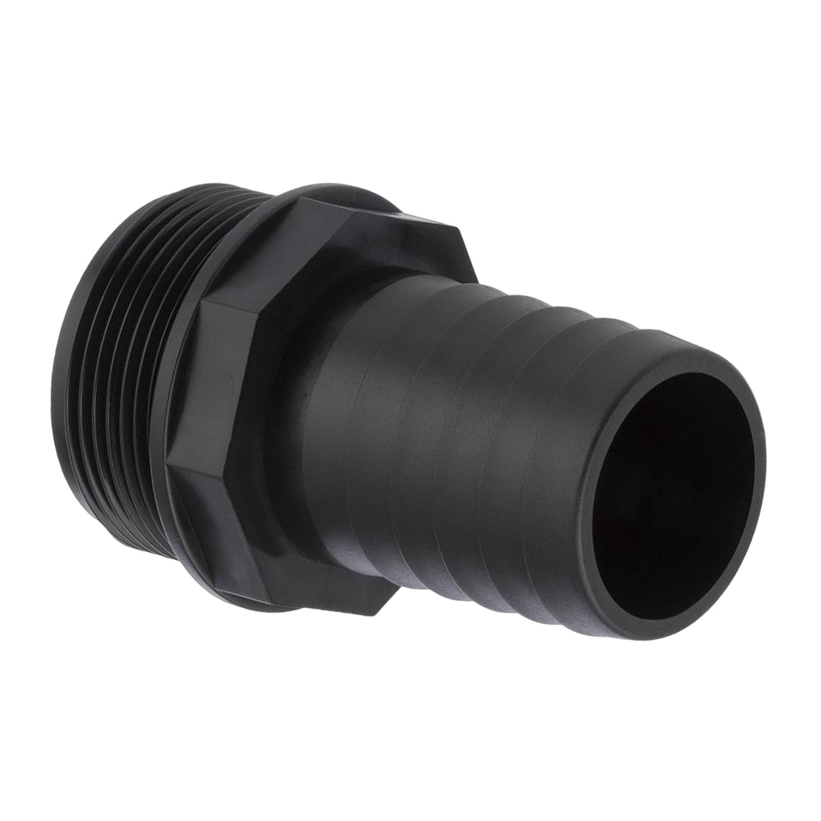 38 mm x 1 1/2 " PP Gewinde Fitting Schlauch Tülle Stutzen Außengewinde AG - PN 6 bar