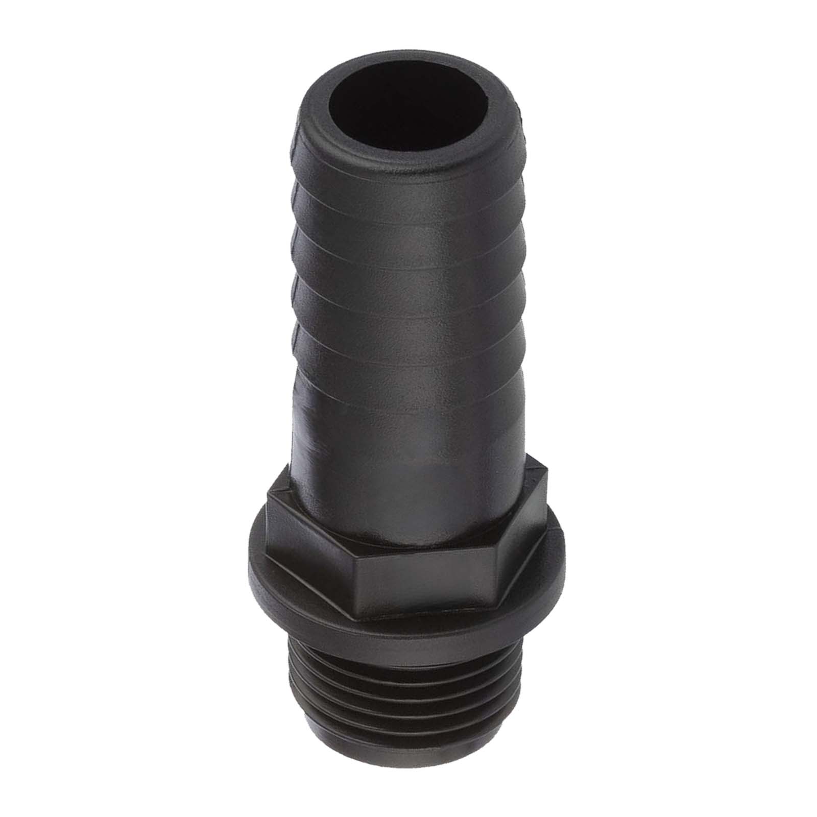 20 mm x 1/2 " PP Gewinde Fitting Schlauch Tülle Stutzen Außengewinde AG - PN 6 bar