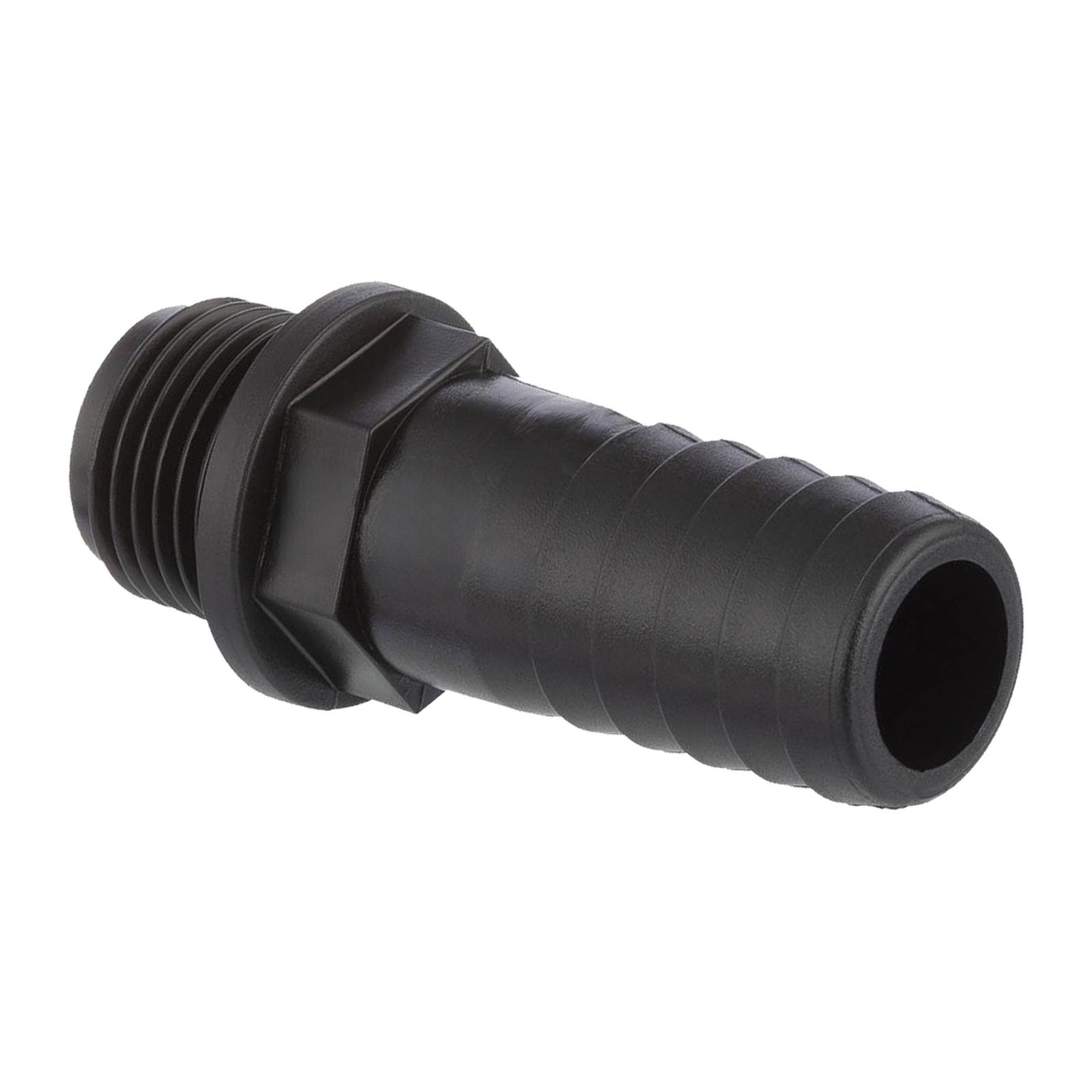 20 mm x 1/2 " PP Gewinde Fitting Schlauch Tülle Stutzen Außengewinde AG - PN 6 bar