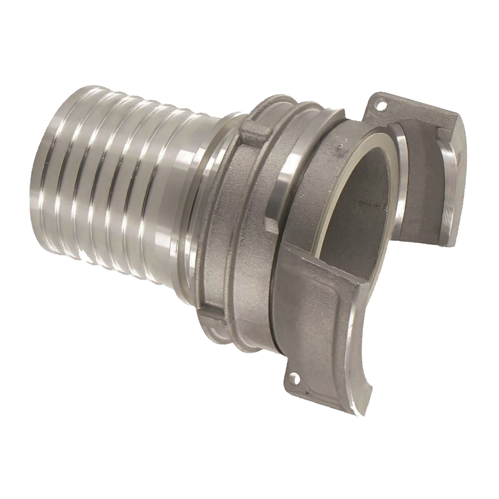 DN 150 Guillemin Kupplung Verriegelung Rillen Stutzen Tülle 152 mm Sicherungsbund Aluminium - PN 16 bar