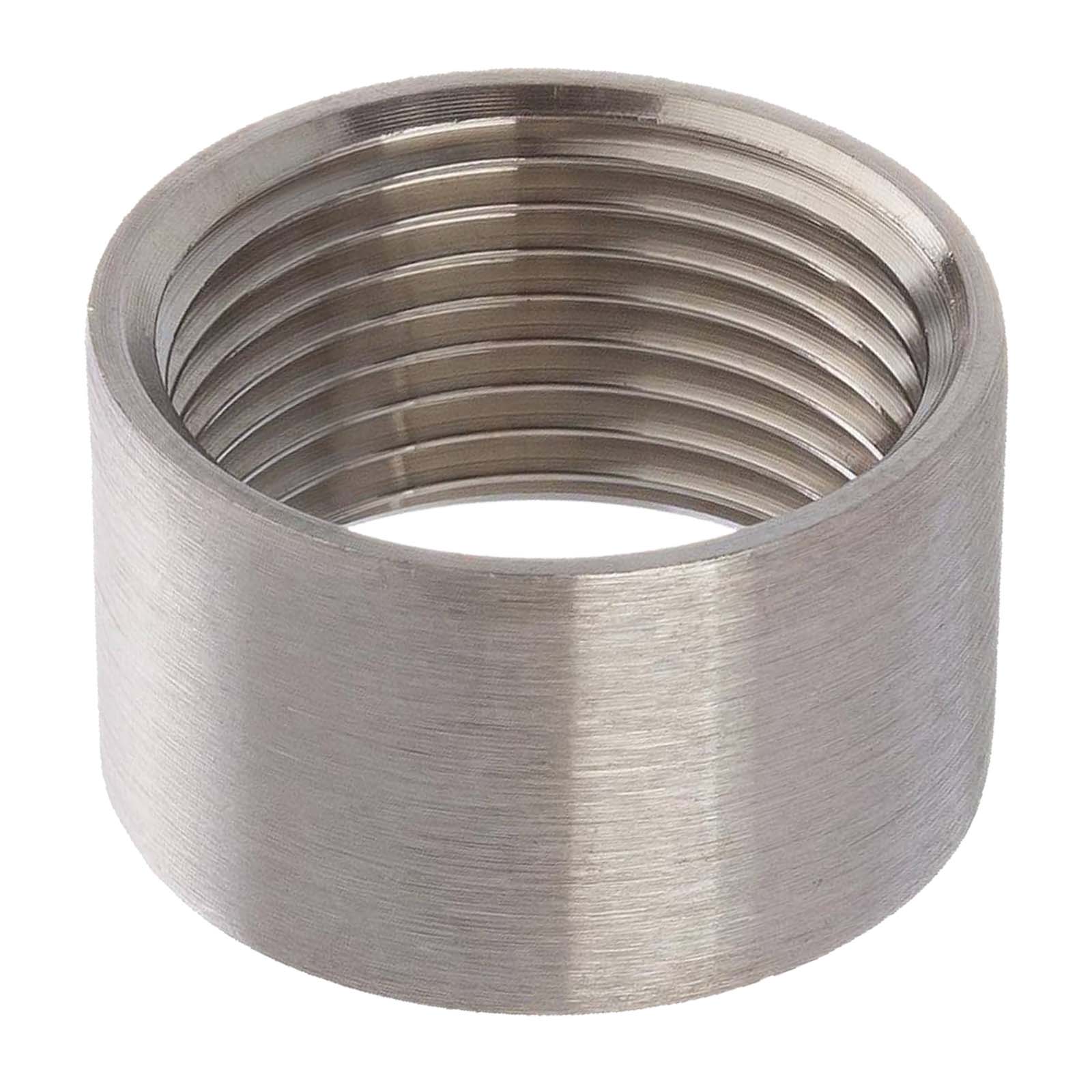 4" Edelstahl FItting V4A Muffe kurz (41,5 mm) Innengewinde IG - PN 10 bar