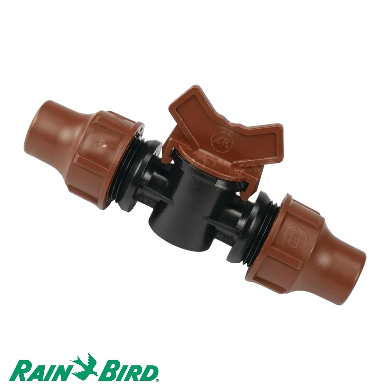 16 mm Rain Bird PE Stopfen Ventil Lock Quick Tropf Fitting Tropf Fitting braun Typ BF-92