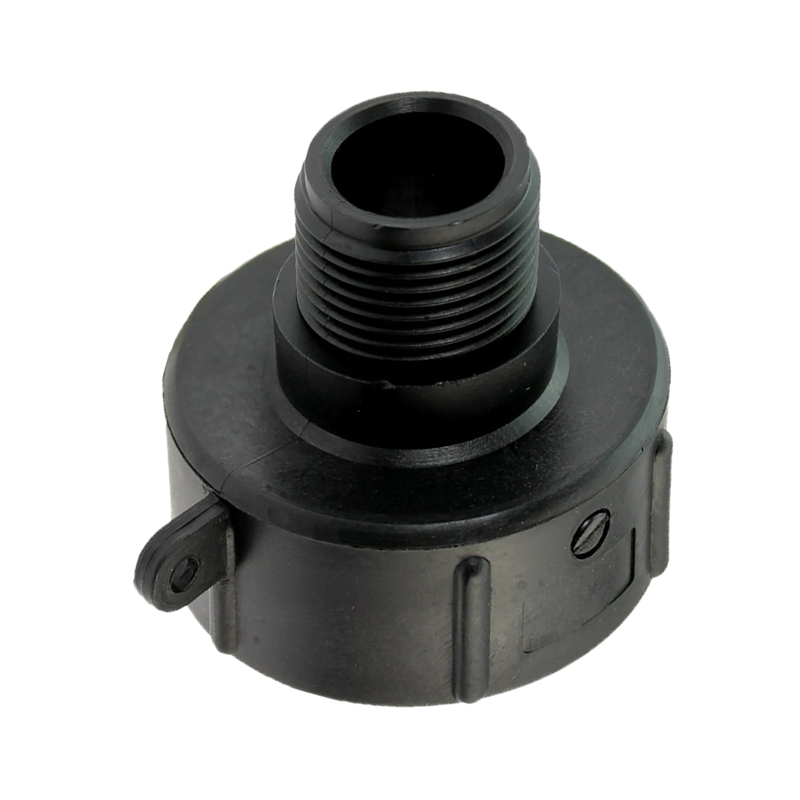 S60 x 6 IBC Adapter mit Außengewinde AG 3/4" Container Fass Tank Zubehör PN10 bar 