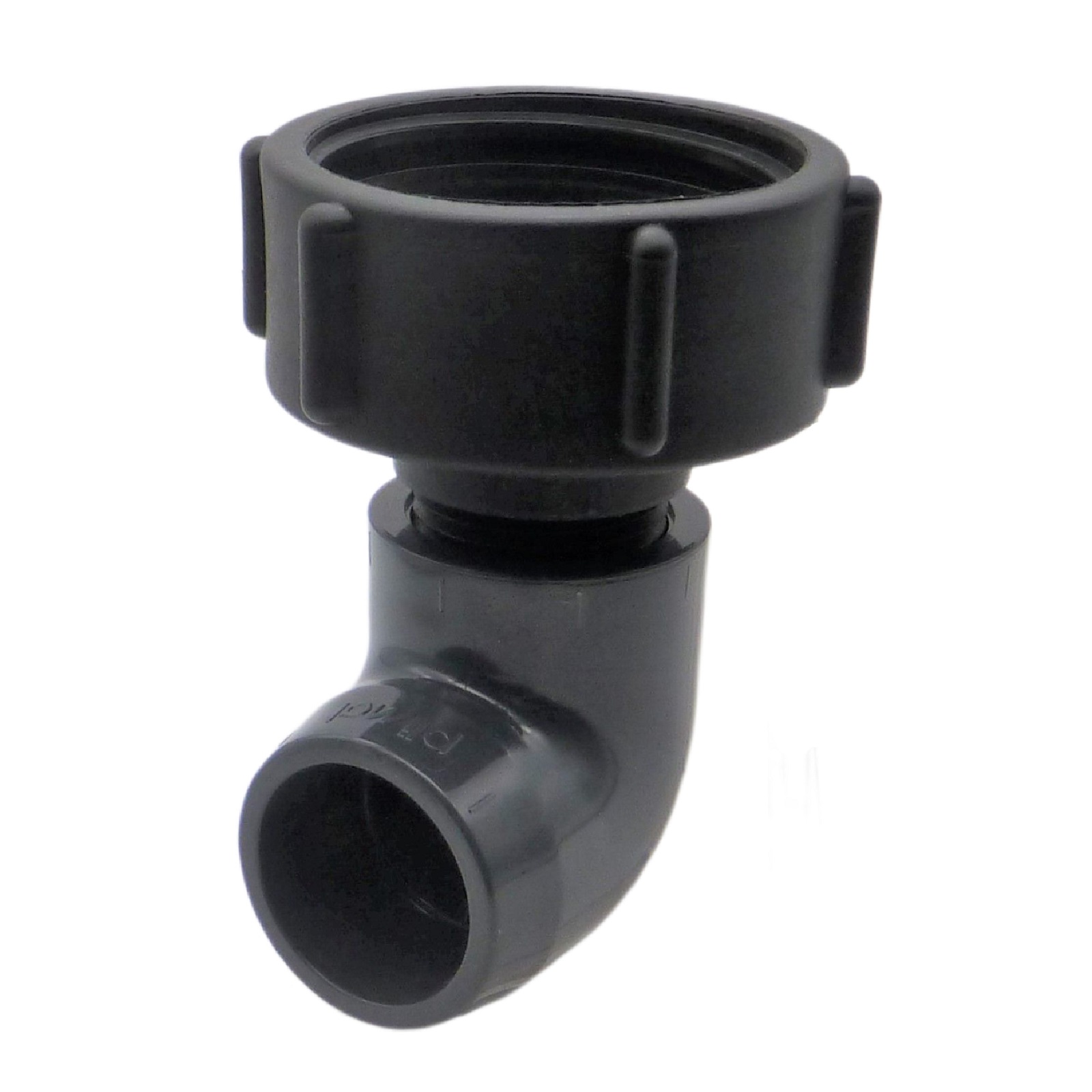 IBC Container Anschluss Adapter Set S60 x 6 -> 32 mm PVC Winkel 90°