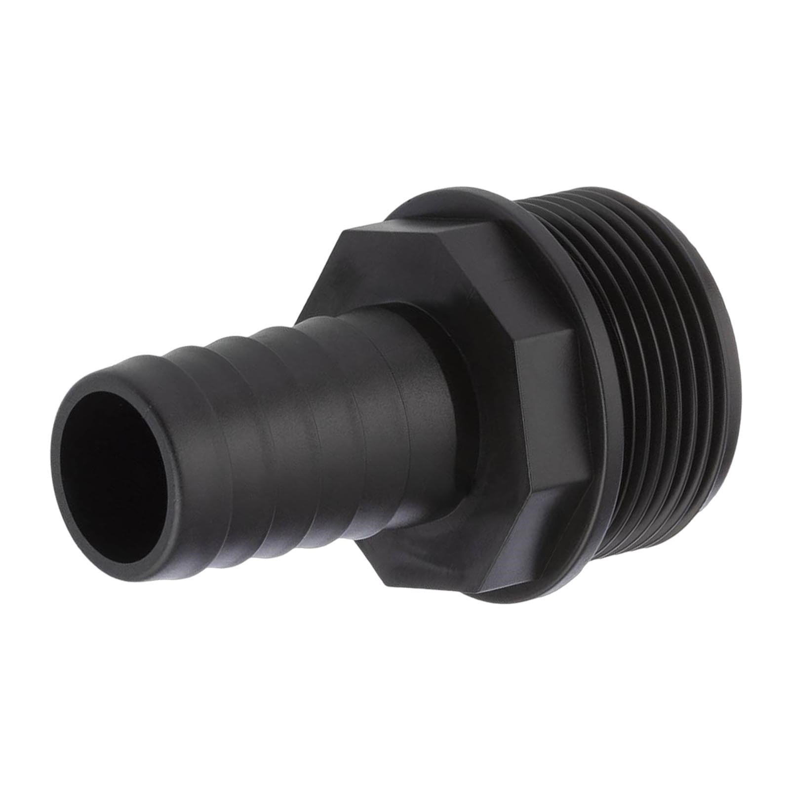 25 mm x 1 1/4 " PP Gewinde Fitting Schlauch Tülle Stutzen Außengewinde AG - PN 6 bar