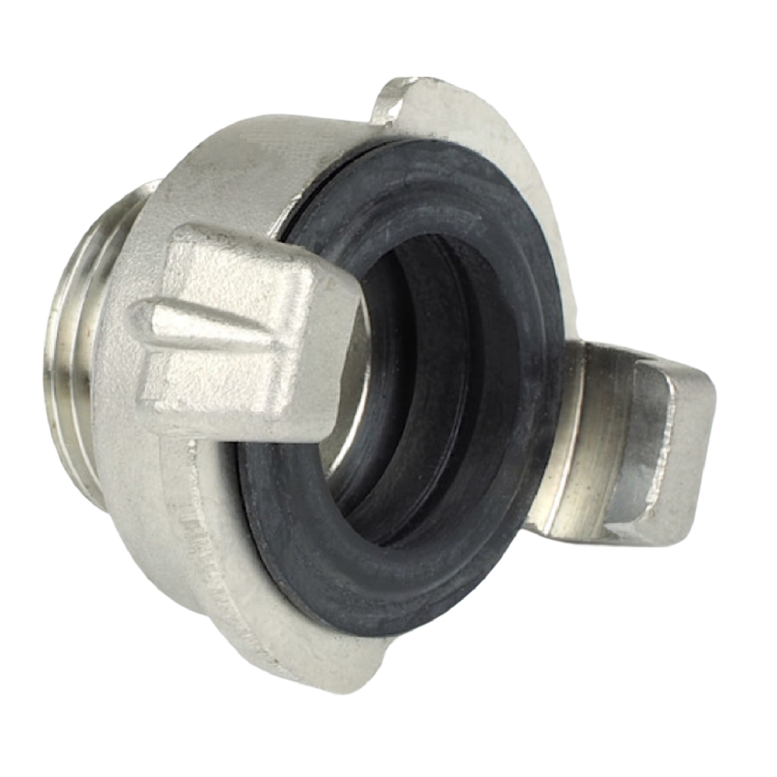 1 1/2" Edelstahl AISI 316 Schlauch Schnell Kupplung Außengewinde AG  (GEKA kompatibel) - PN 12 bar