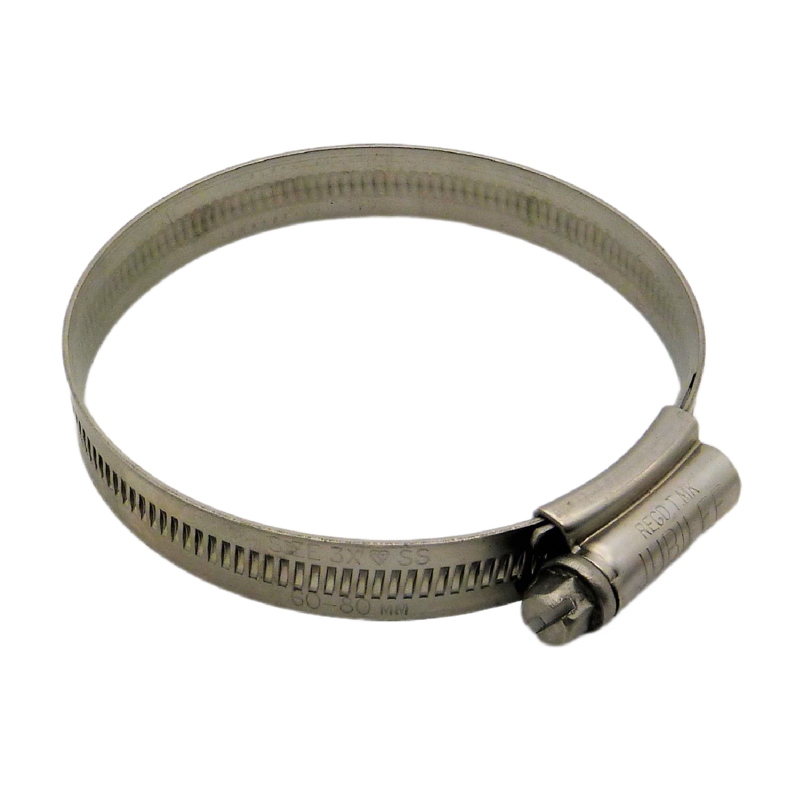 85 - 100 mm Schlauchschelle Jubilee W4 Edelstahl AISI 304 Rohr Gewinde Schelle - Band: 13 mm