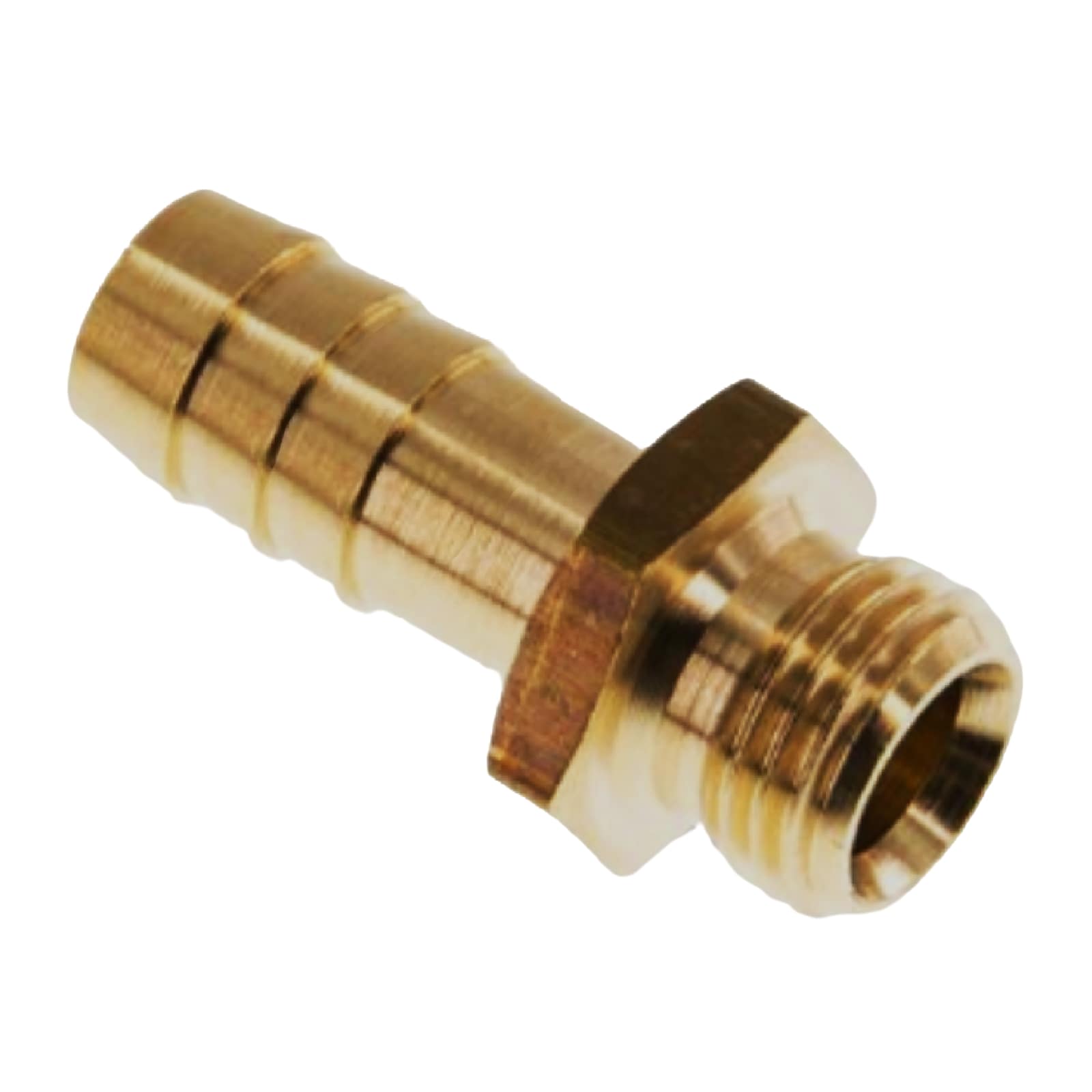 4 mm x 3/8" Zoll Schlauch Tülle Stutzen Außengewinde AG Nippel Messing Fittings - PN 16 bar