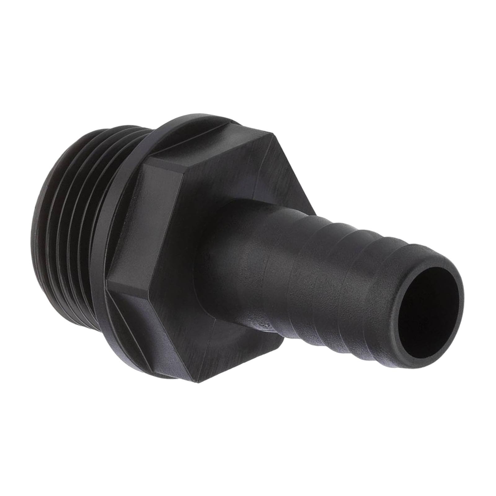13 mm x 1 " PP Gewinde Fitting Schlauch Tülle Stutzen Außengewinde AG - PN 6 bar