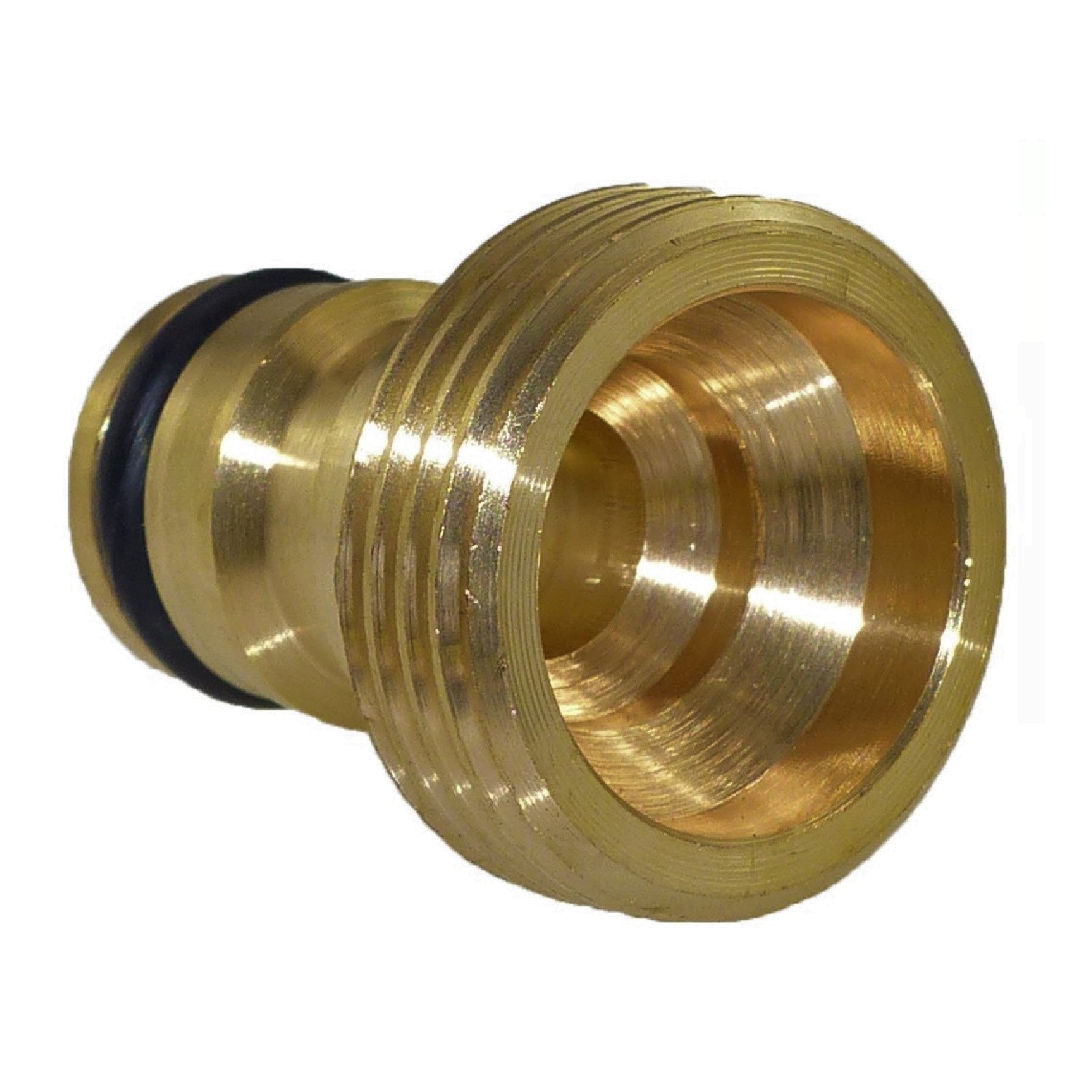 3/4" Hahnanschluss Click-System Quick Connect Außengewinde Messing (Gardena kompatibel)