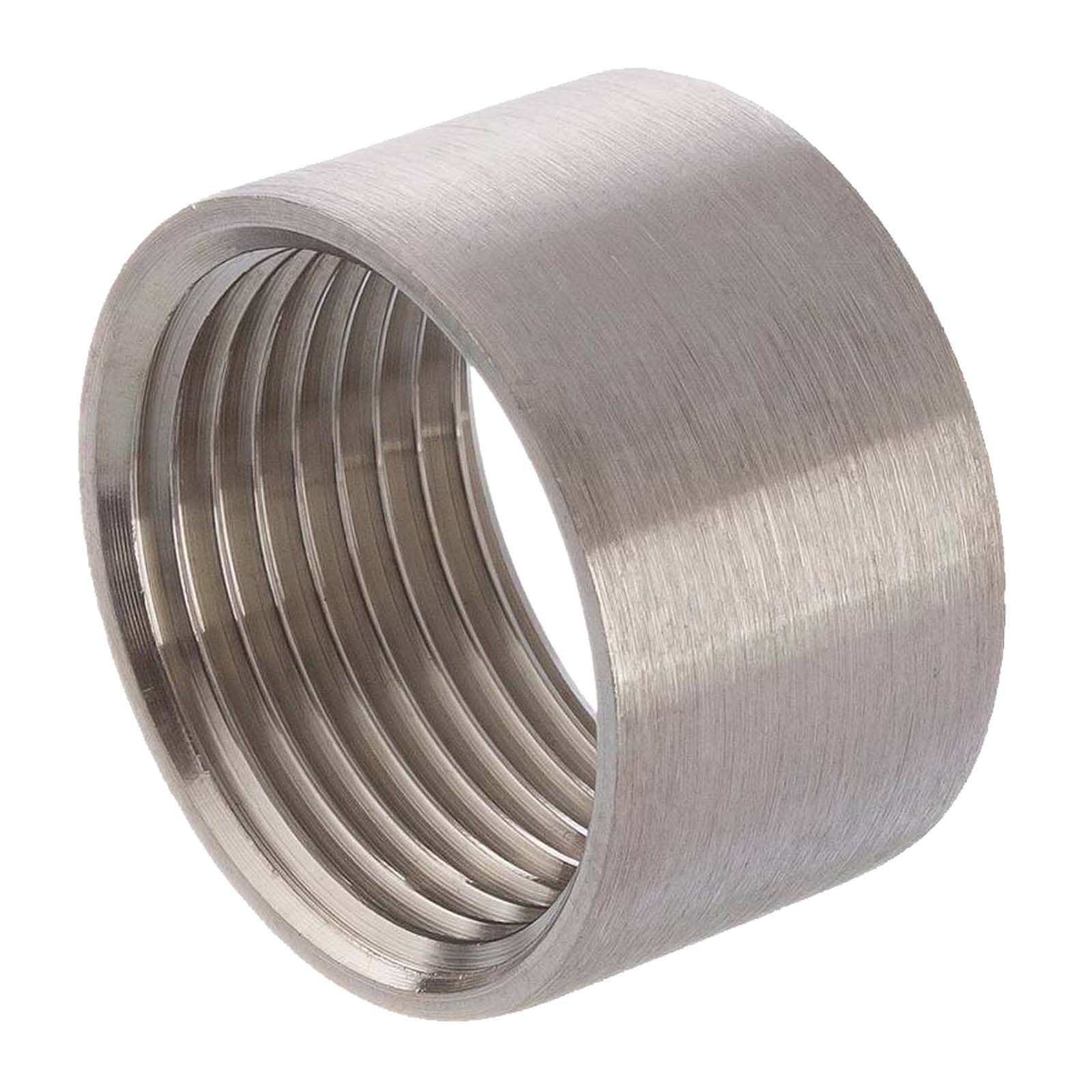 1/4" Edelstahl Fitting V4A AISI 316 Muffe kurz (12,0 mm) Innengewinde IG - PN 10 bar