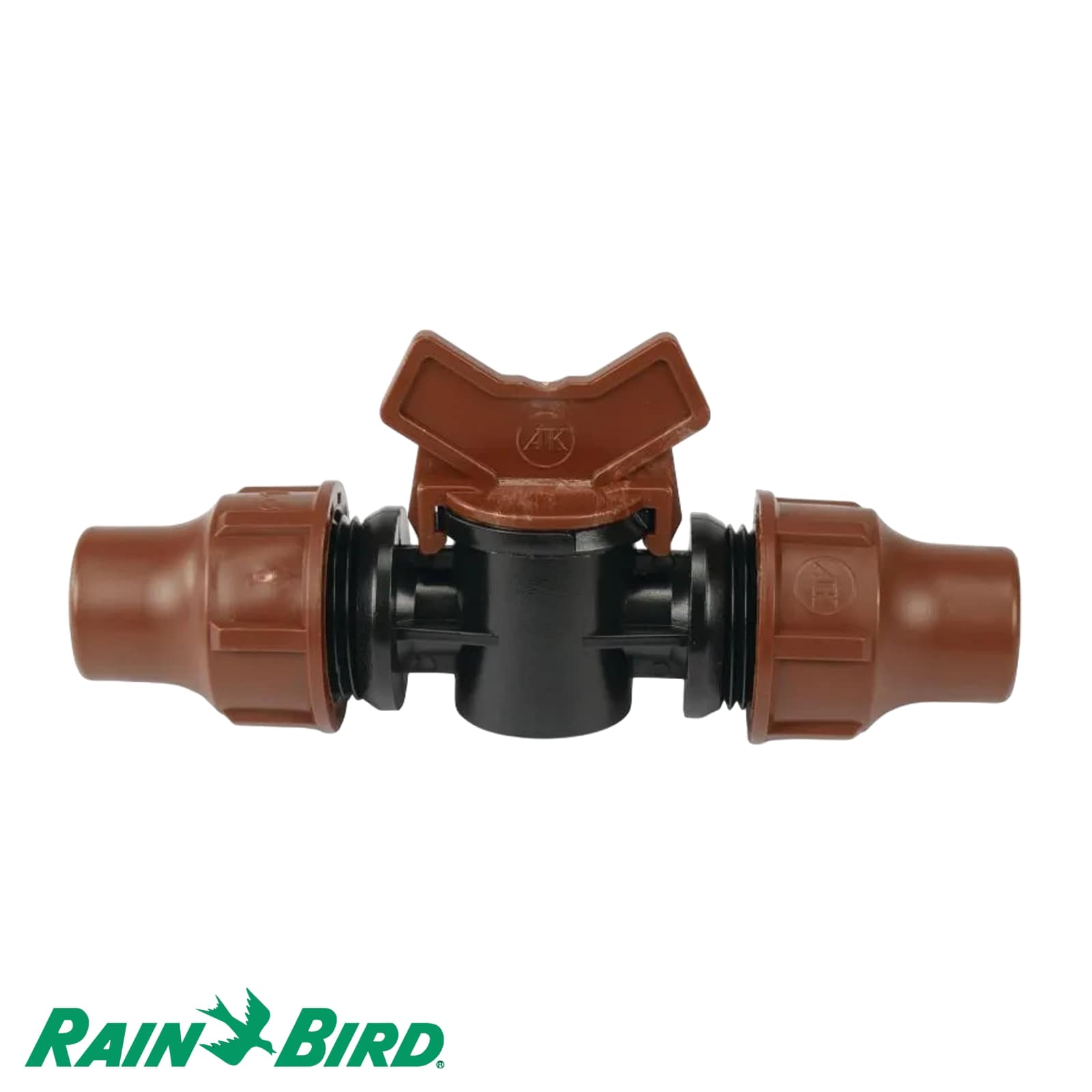 16 mm Rain Bird PE Stopfen Ventil Lock Quick Tropf Fitting Tropf Fitting braun Typ BF-92