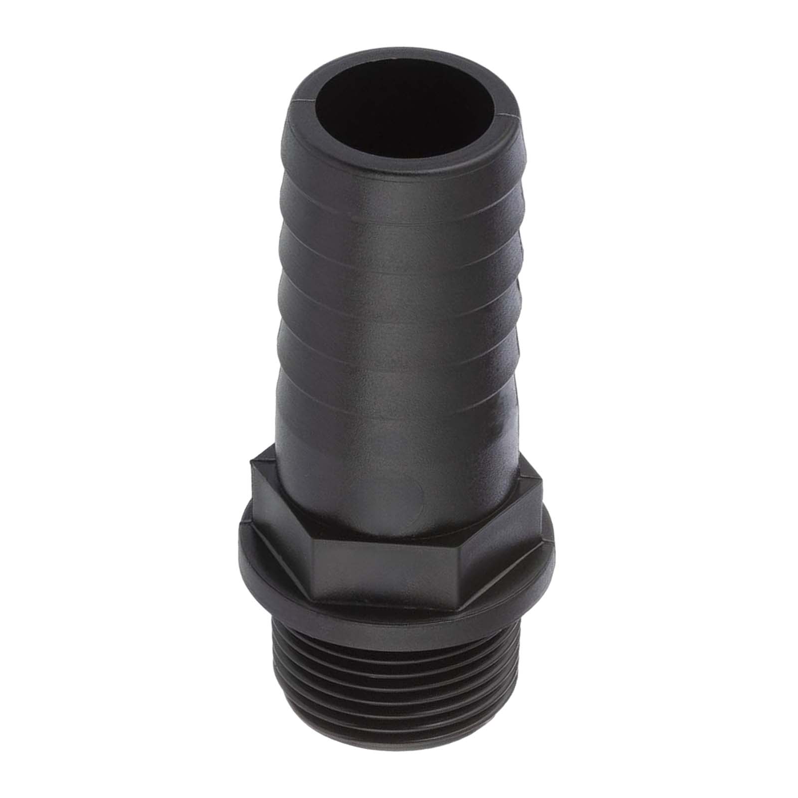 25 mm x 3/4 " PP Gewinde Fitting Schlauch Tülle Stutzen Außengewinde AG - PN 6 bar