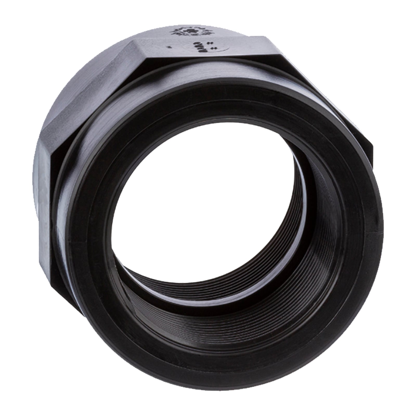 2" PP Gewinde Fitting Muffe schwarz Innengewinde IG Polypropylen - PN 10 bar