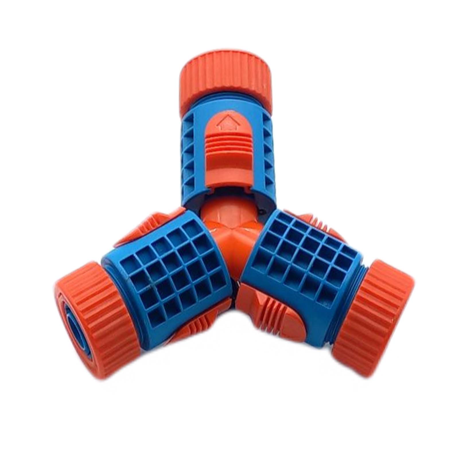 1/2" Zoll 13 mm 3-fach Verteiler Click-System Schlauch Kupplung Stecker Anschluss - SET