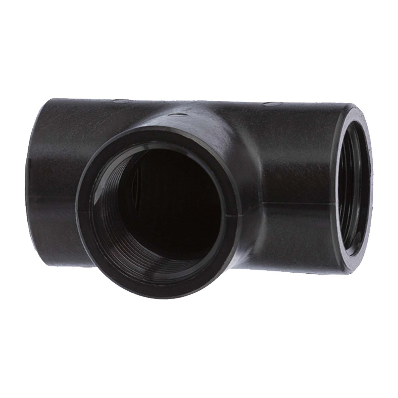 2 " PP Gewinde Fitting T-Stück 90° schwarz Innen x Innengewinde IG Polypropylen - PN 10 bar