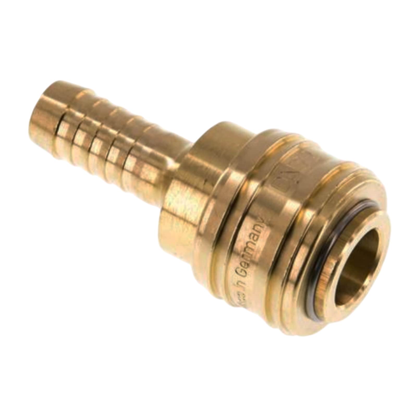 8 mm Druckluft Kupplung Dose Schnell Schlauch Tülle Messing NW 7,2 LW - PN 35 bar