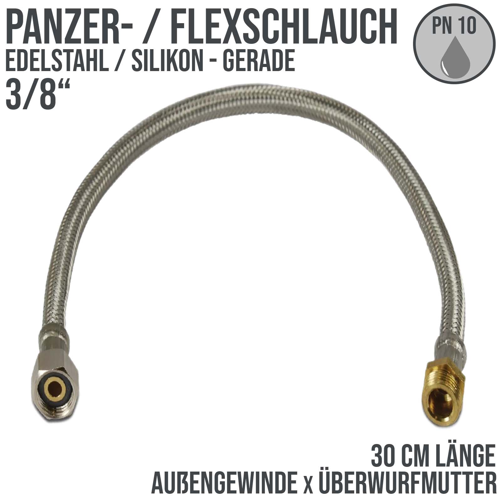 Flex- / Panzerschlauch in verschiedenen Ausführugen für den im Sanitärbereich, Küche und Bad finden Sie in unserem Shop…