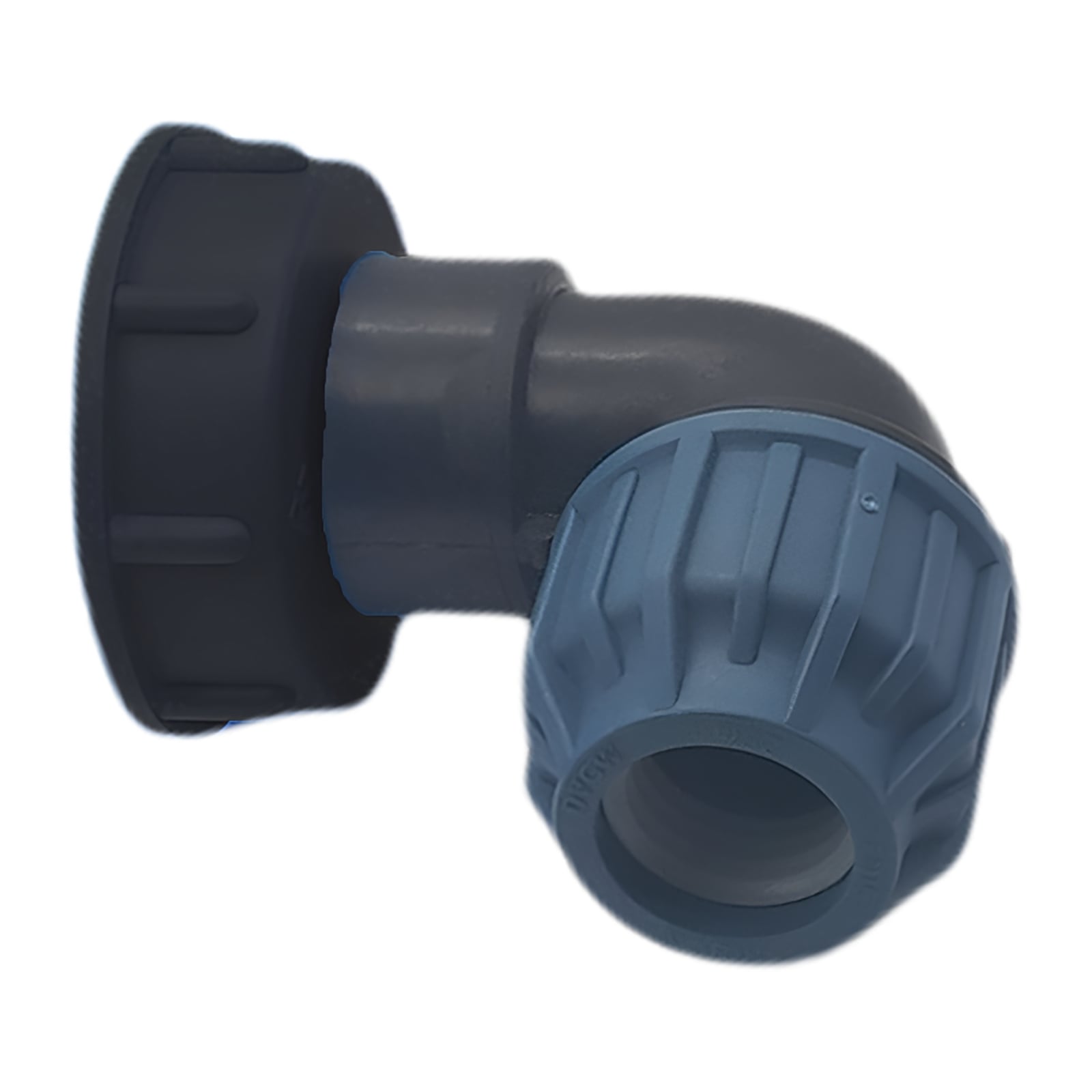 IBC Container Anschluss Adapter Set S60 x 6 -> 32 mm PE/PP Winkel 90°