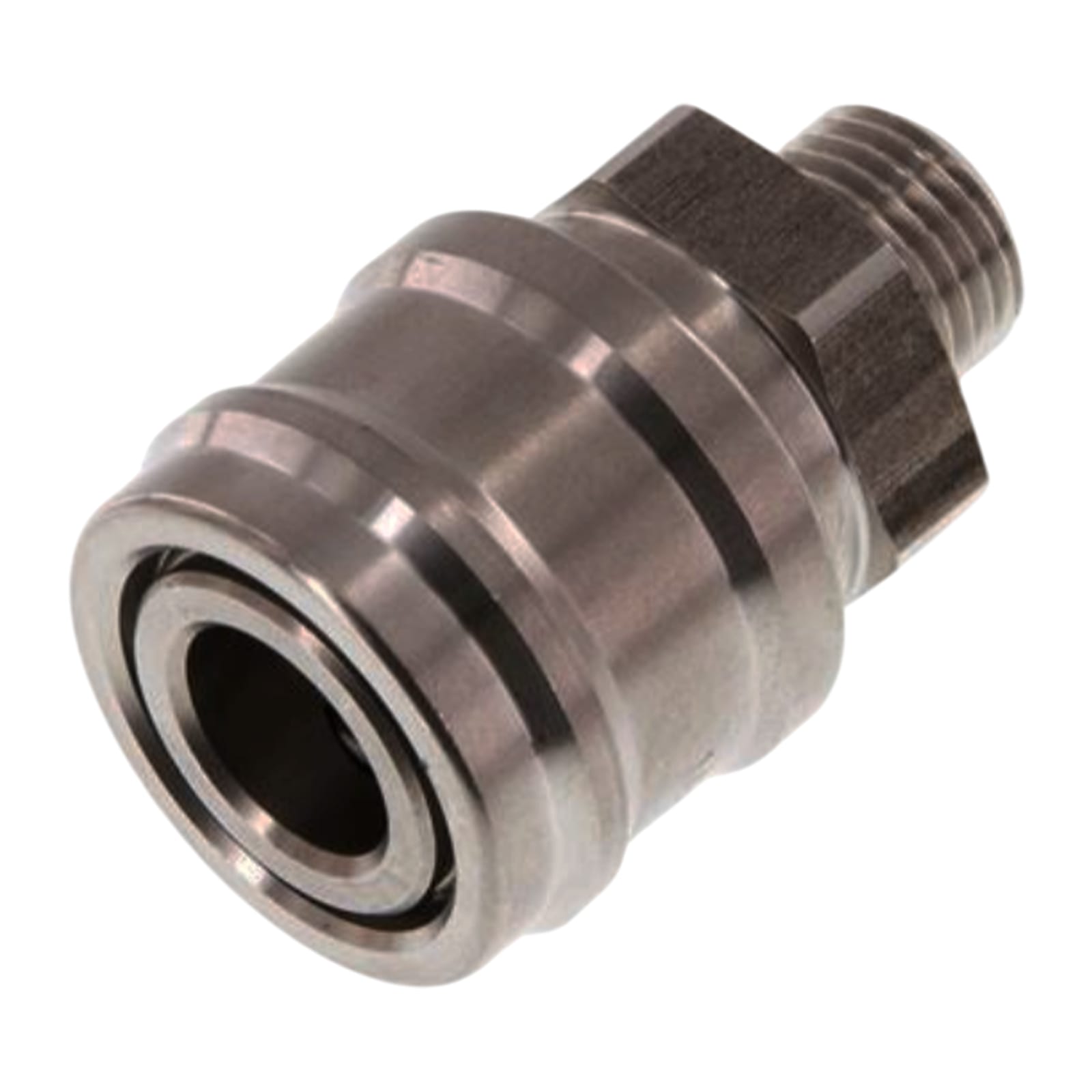 1/2 " Druckluft Kupplung Dose Schnell Edelstahl NW 7,2 mit Innengewinde AG - PN 35 bar