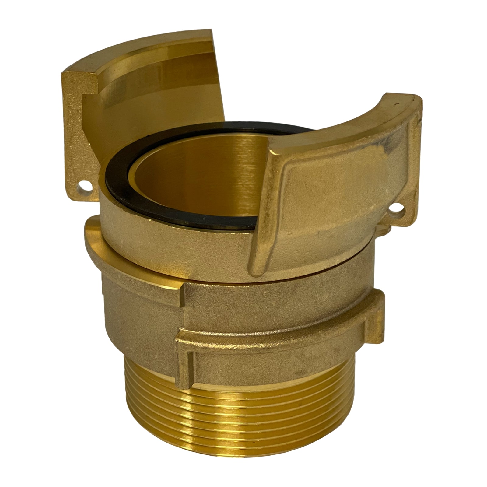 DN 100 Guillemin Kupplung Verriegelung BSPP Außengewinde AG 4" Messing - PN 16 bar