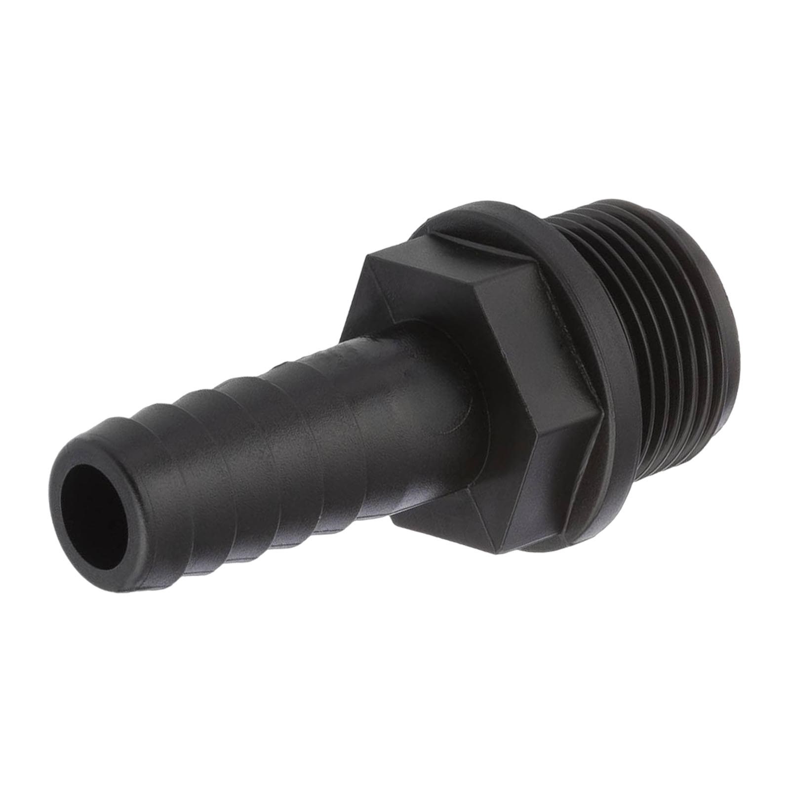 16 mm x 3/4 " PP Gewinde Fitting Schlauch Tülle Stutzen Außengewinde AG - PN 6 bar