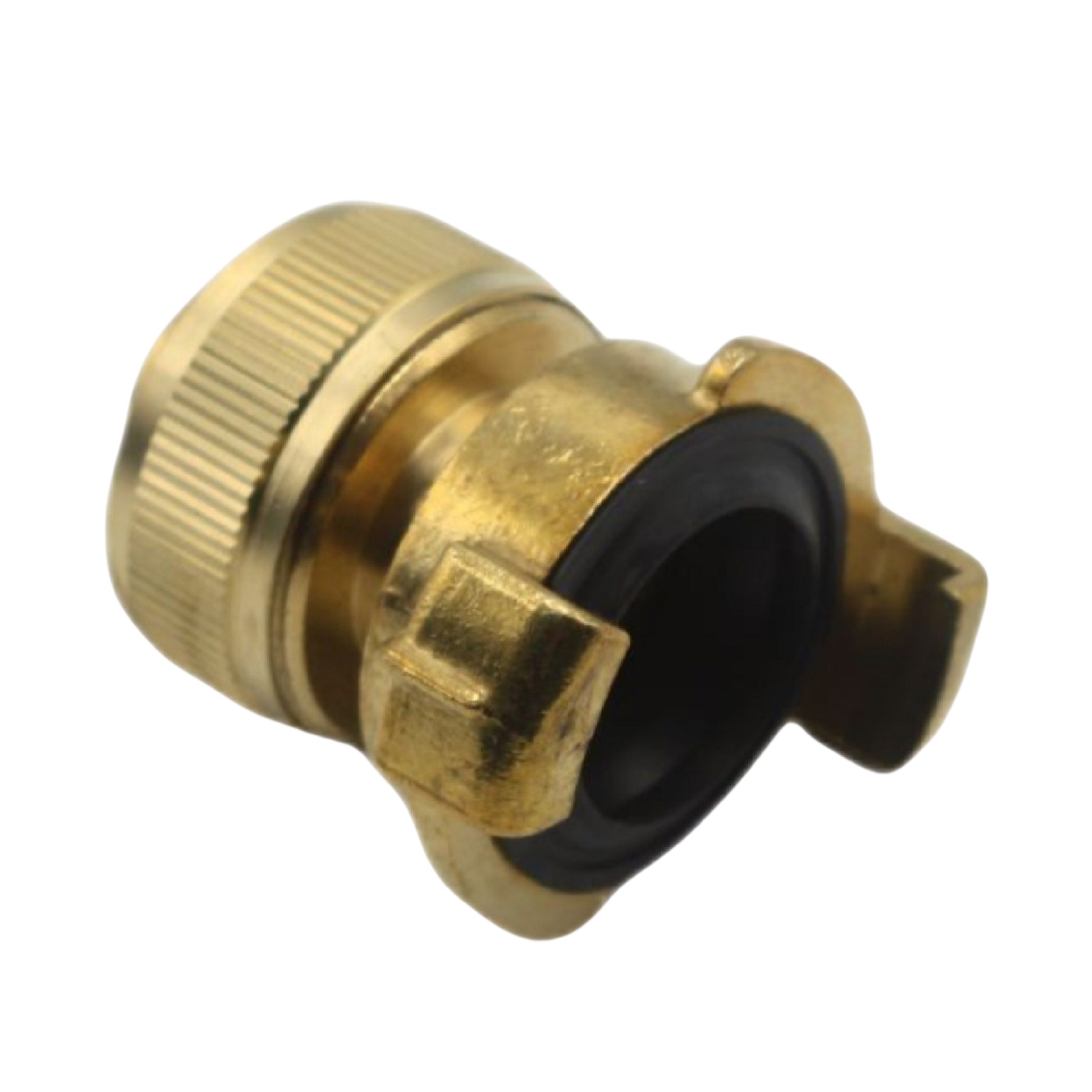 3/4" 19 mm Schlauchanschluss -> Schnellanschluss Klauen-Kuppung Übergangsstück Messing (Gardena kompatibel)