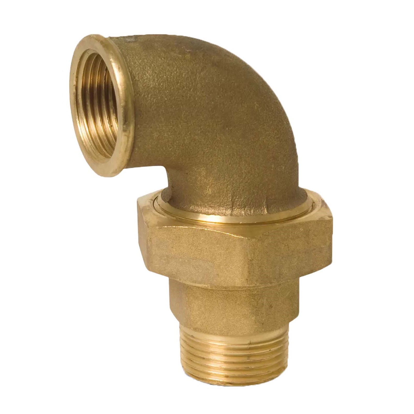 1/2" Winkelverschraubung 90° Innen x Außengewinde IG x AG Messing Fittings PN 40 bar