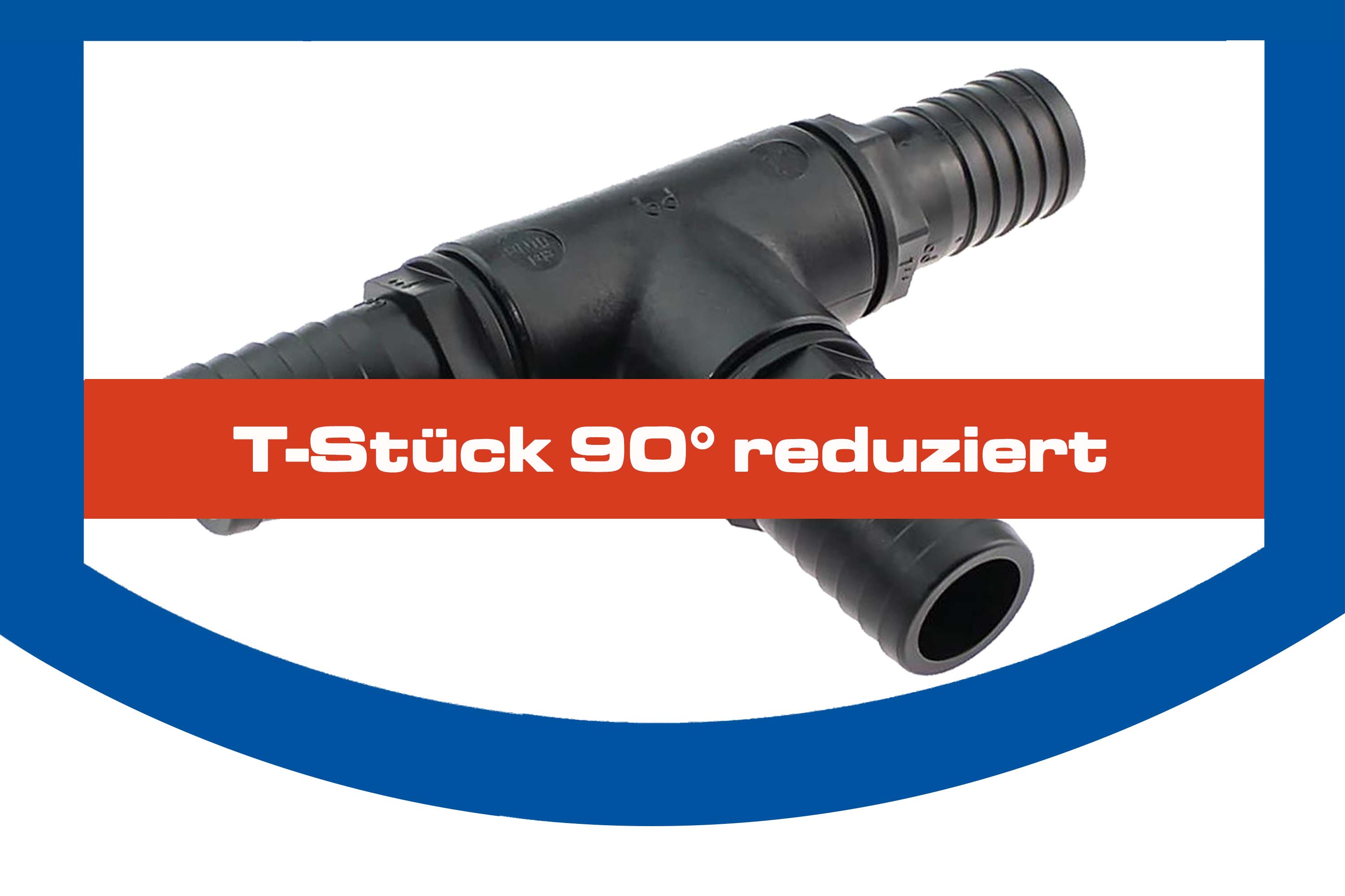 T-Stück 90° reduziert T-Stück 90° reduziert